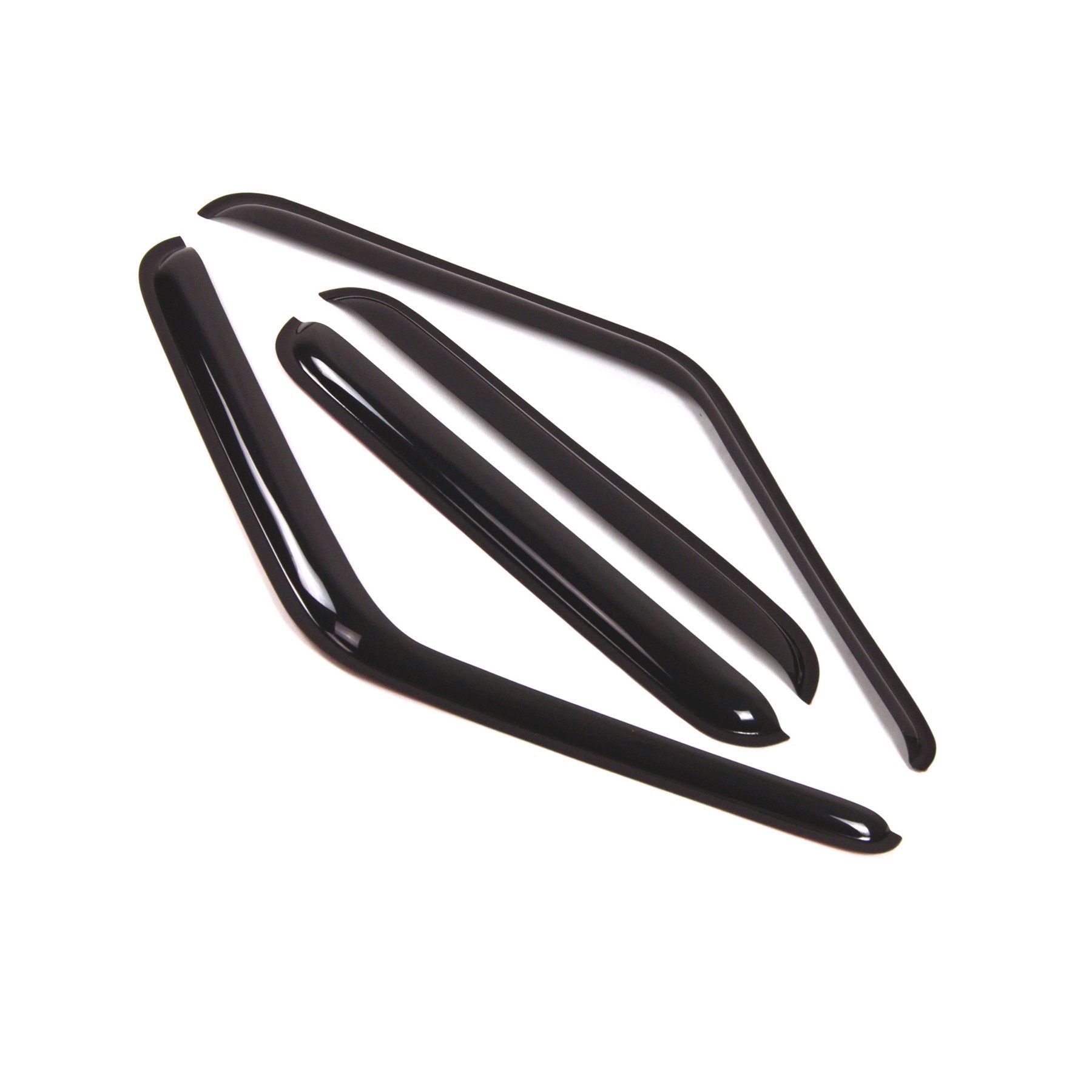 Tuningpros Window Visor Compatible With 1973-1978 Gmc C25 C35 K25 K35, Dgwv2-069-8 Outside Mount Deflector Rain Guard Dark Smoke