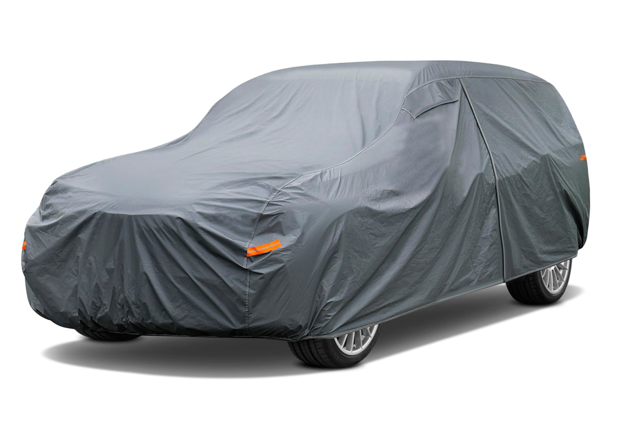 Gunhyi 16 Layers Large Suv Car Cover Waterproof All Weather Heavy Duty, Universal Fit Toyota Sequoia, Chevrolet Tahoe, Ford Expe