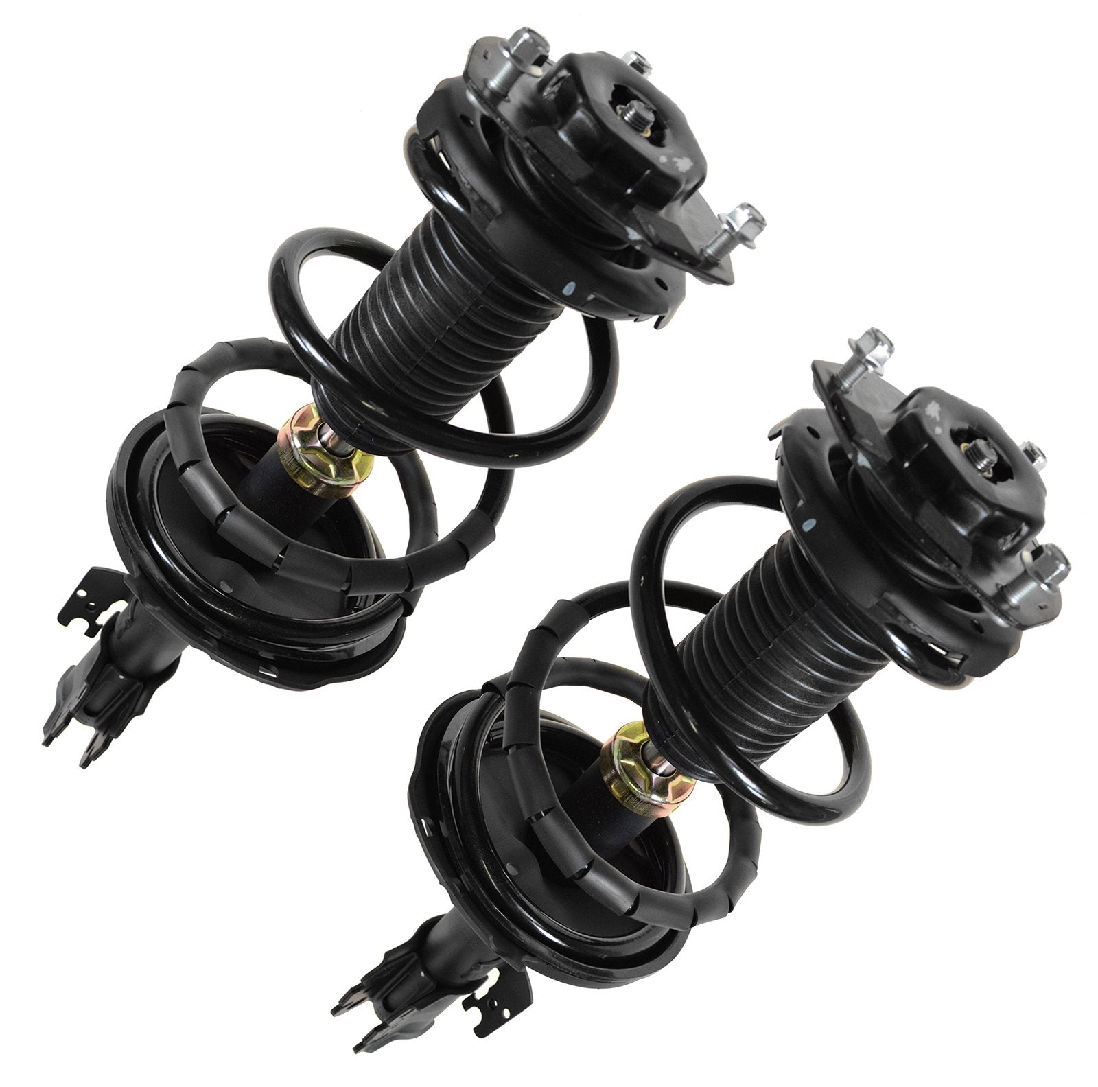 Trq Front Strut & Coil Spring Assembly Set Driver & Passenger Sides Compatible With 04-06 Lexus Rx330 07-09 Rx350 06-08 Rx400H 0