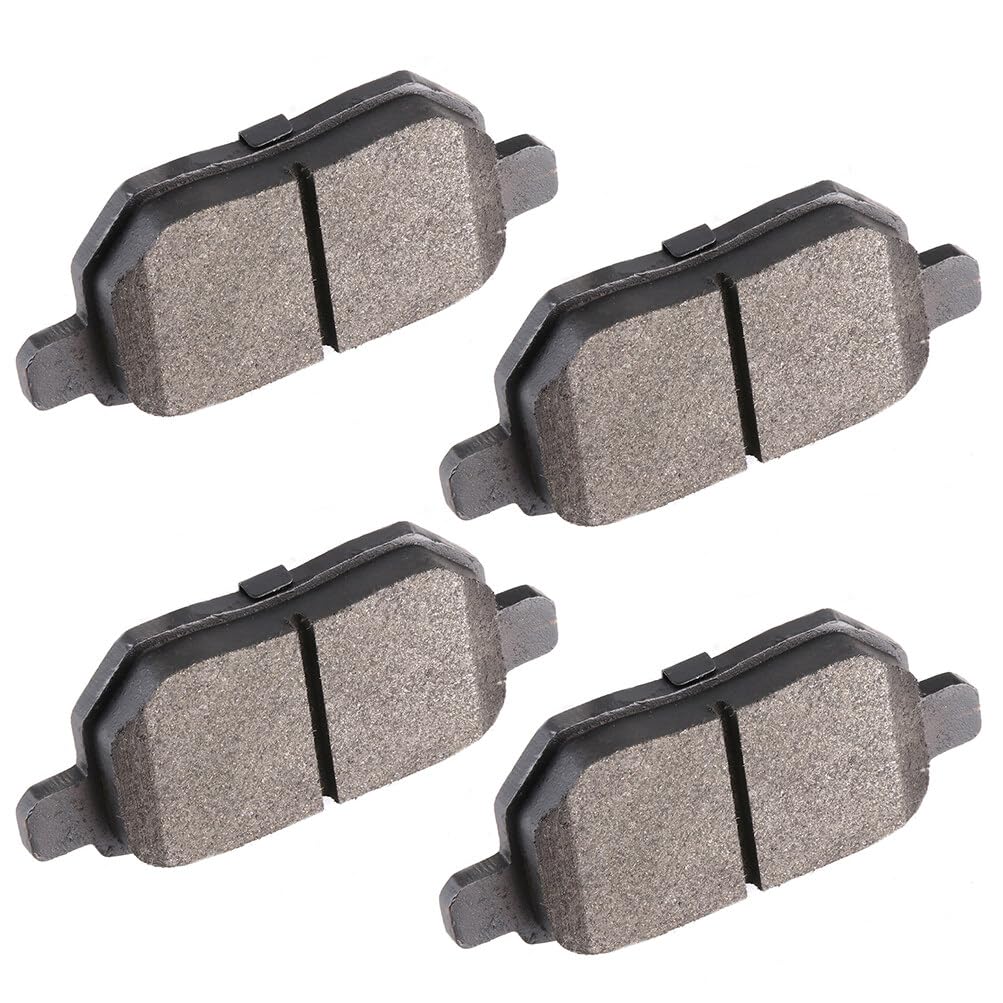 Cciyu D1423 Rear Semi-Metallic Disc Brake Pads Kit - 4Pcs For Lexus Ct200H 11-16, Scion Im 16, Toyota Corolla 16, Toyota Prius 1