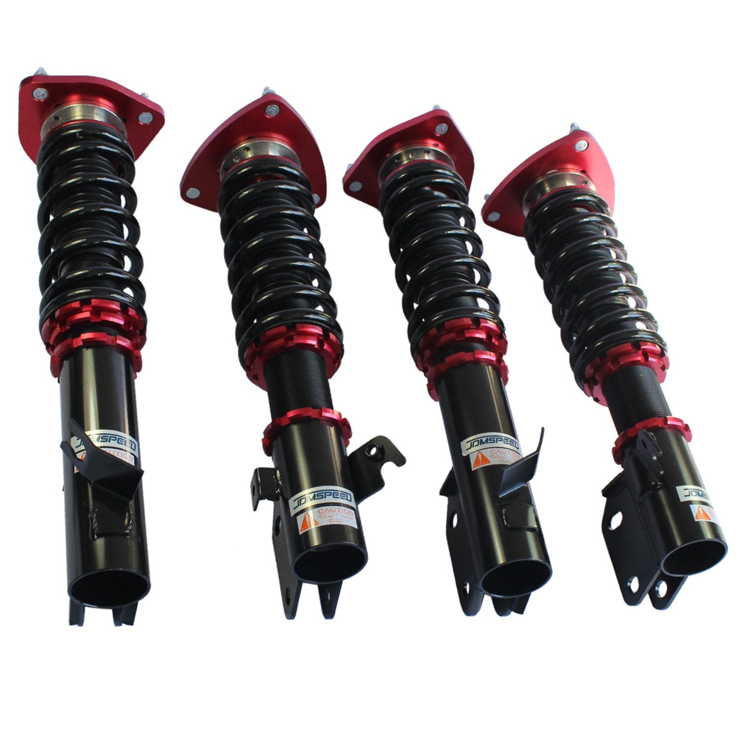 Jdmspeed New Red Full Coilover Struts Shock Absorbers Suspension Kit Replacement For Impreza Wrx 2002-2007