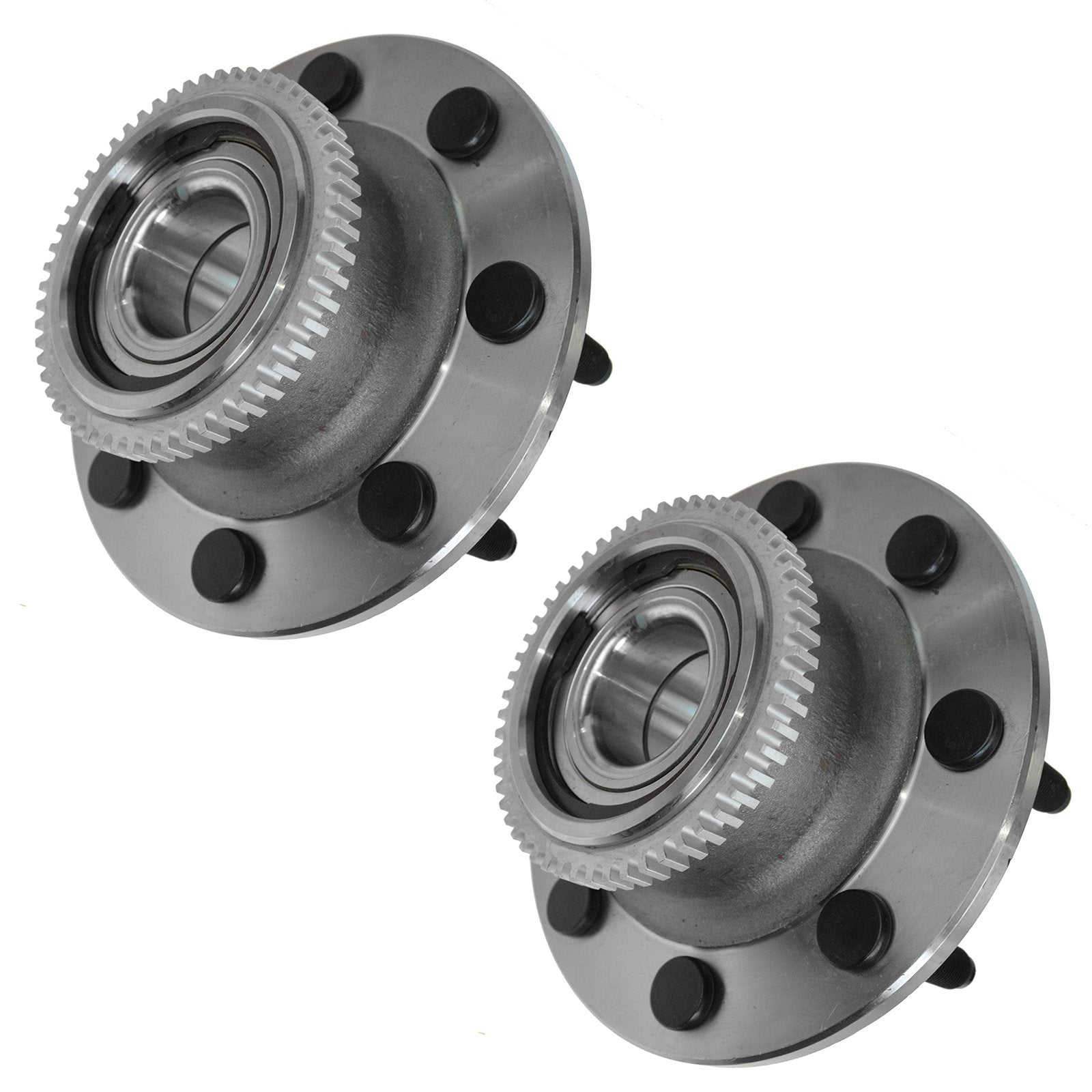 Trq Front Wheel Hub Bearings Assembly Set Compatible With 2000-2002 Dodge Ram 2500 1994-2002 Ram 3500