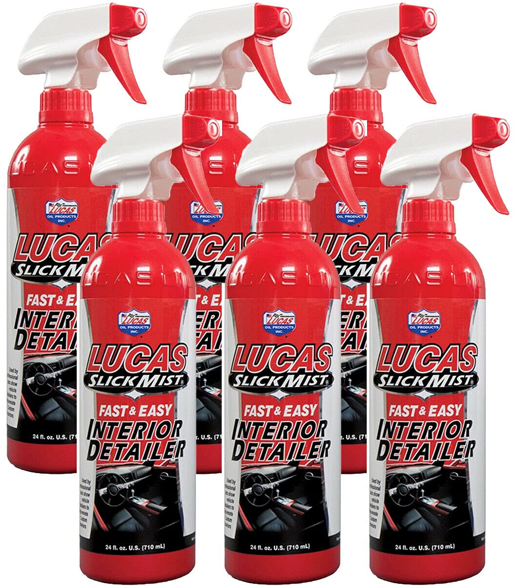 Lucas Oil 10514 Slick Mist Interior Detailer - 24 Fl Oz. (Pack Of 6)