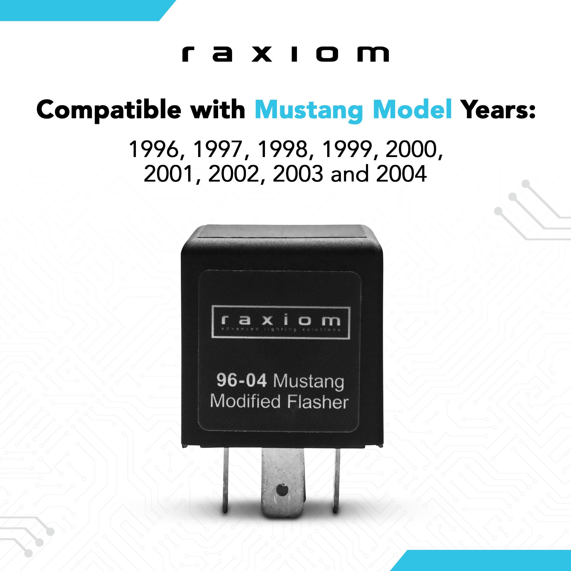 Raxiom Modified Turn Signal Flasher V1 (96-04 Mustang, Excluding 99-01 Cobra)