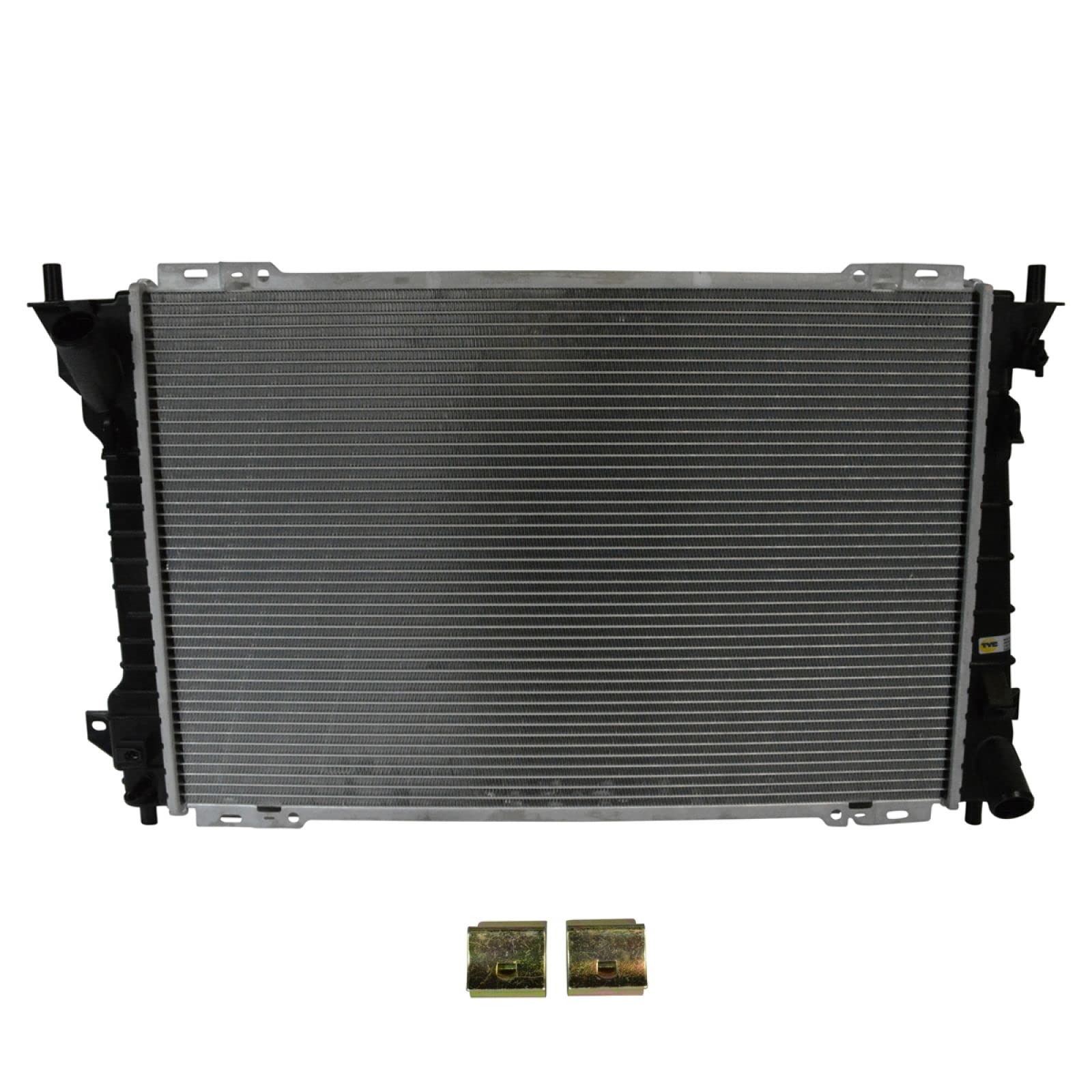 Trq Radiator Assembly Aluminum Core Compatible With 98-02 Ford Crown Victoria 98-05 Lincoln Town Car Mercury Grand Marquis 03-04