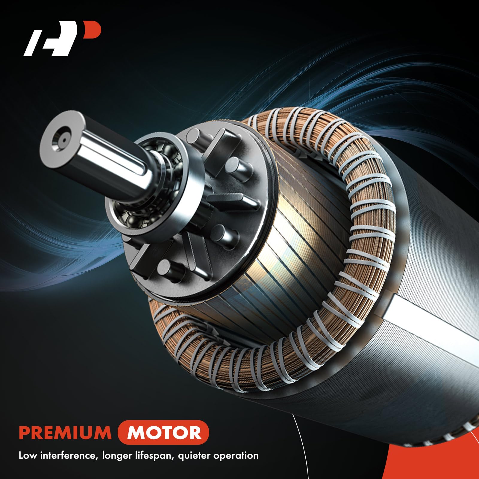 A-Premium HVAC Heater Blower Motor Assembly Compatible with Nissan Vehicles - X-Trail 2002 2003 2004 2005 2006 2007, L4 2.5L, Sport Utility - Front Side, Replace# 27225-8H31C, 27200-9H600