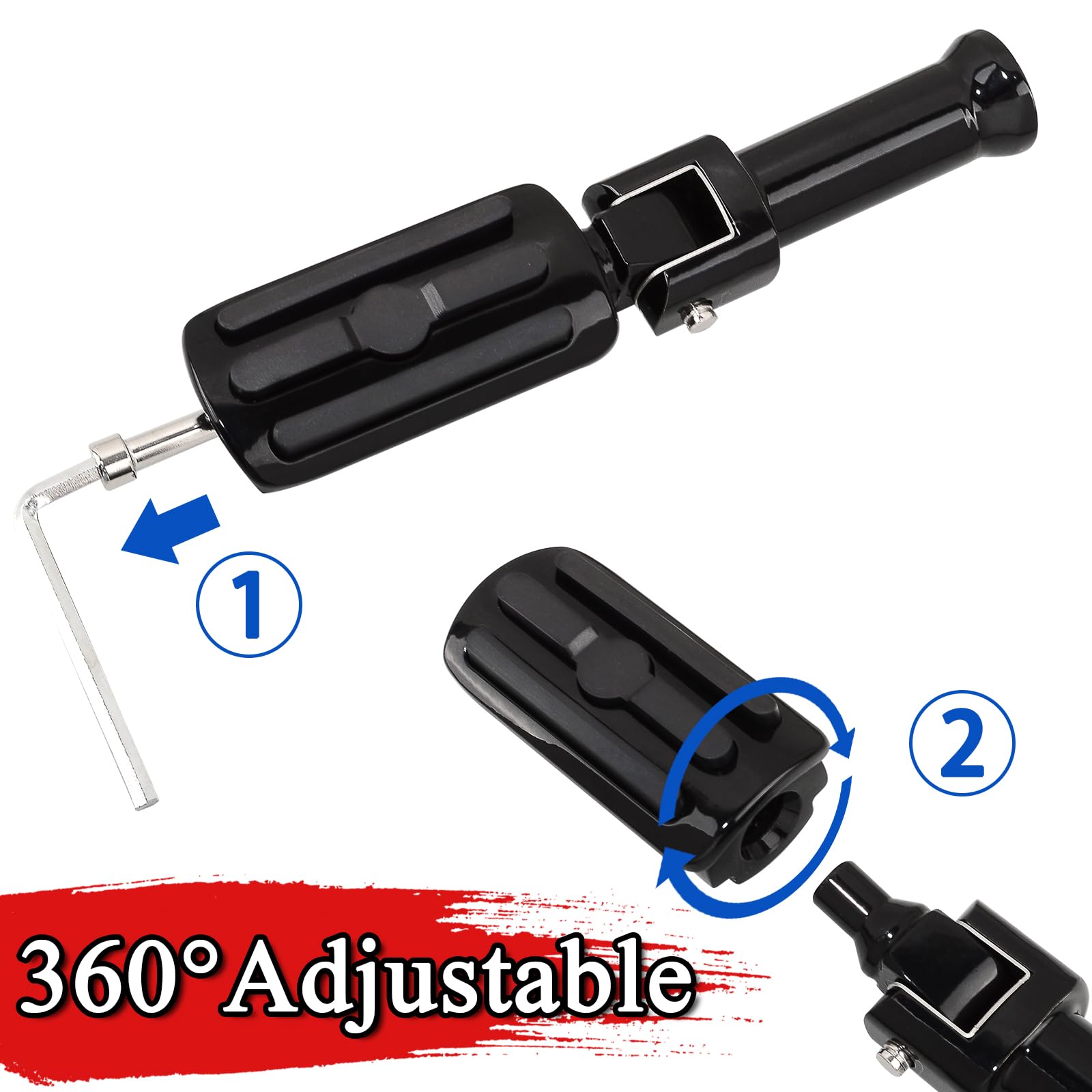 Wowtk Passenger Footpegs Fits For Harley Davidson Softail 2018 2019 2020 2021 2022 2023 Deluxe Fat Boy Heritage Sport Glide Soft