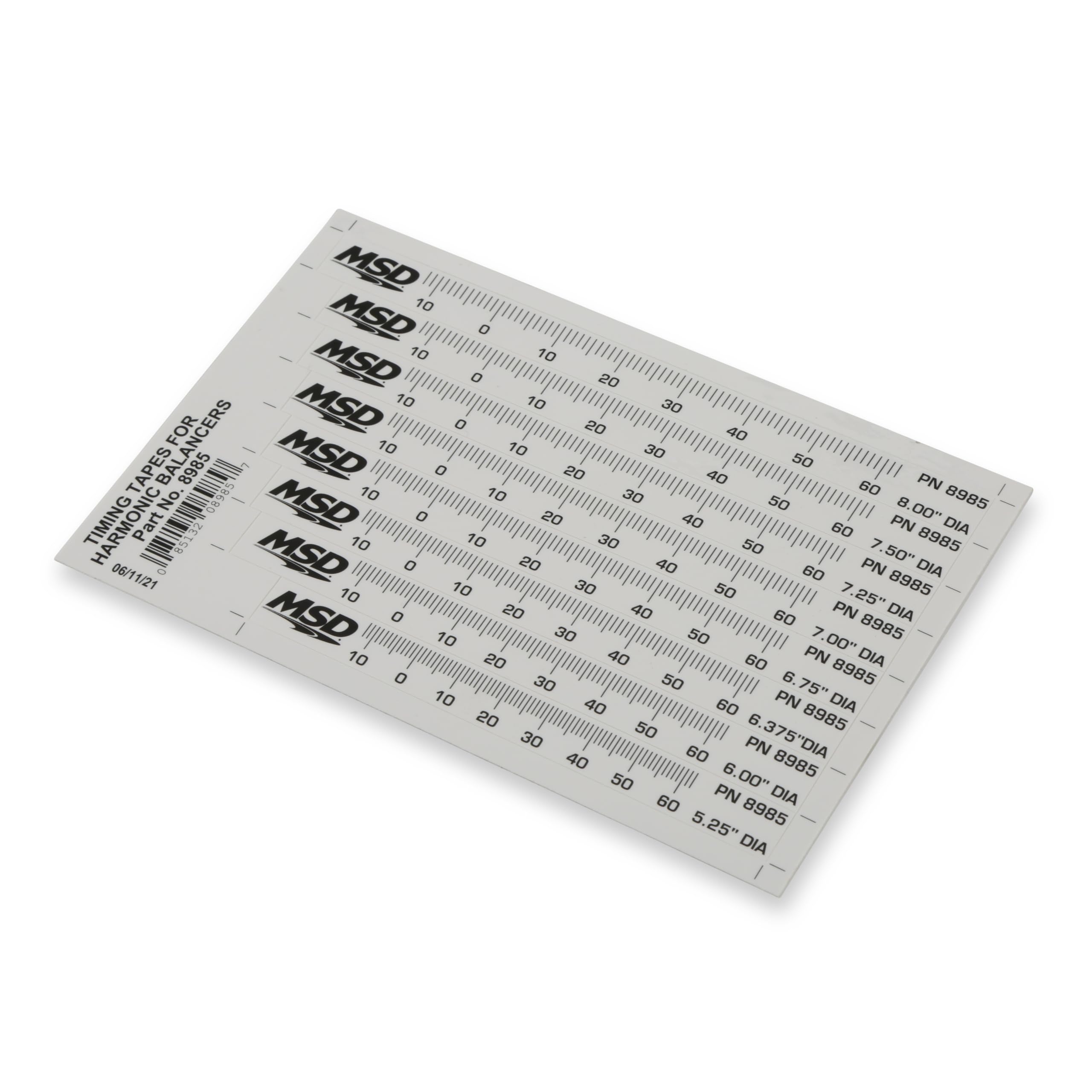 Msd 8985 Timing Tapes For Harmonic Balancers