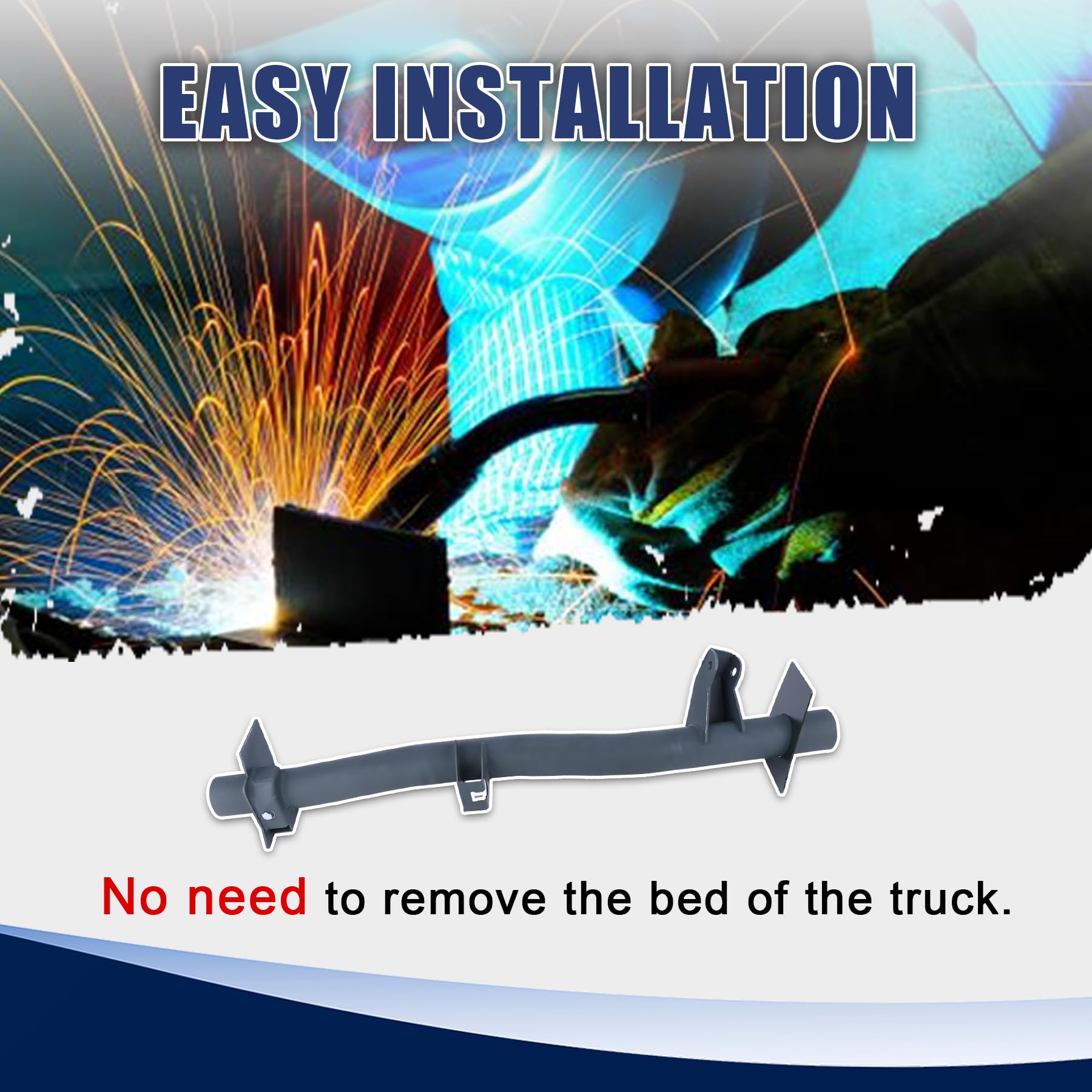 Mountainpeak Rear Fuel Tank Support Crossmember Fit for 2007-2014 Chevy Silverado 1500 GMC Sierra 1500