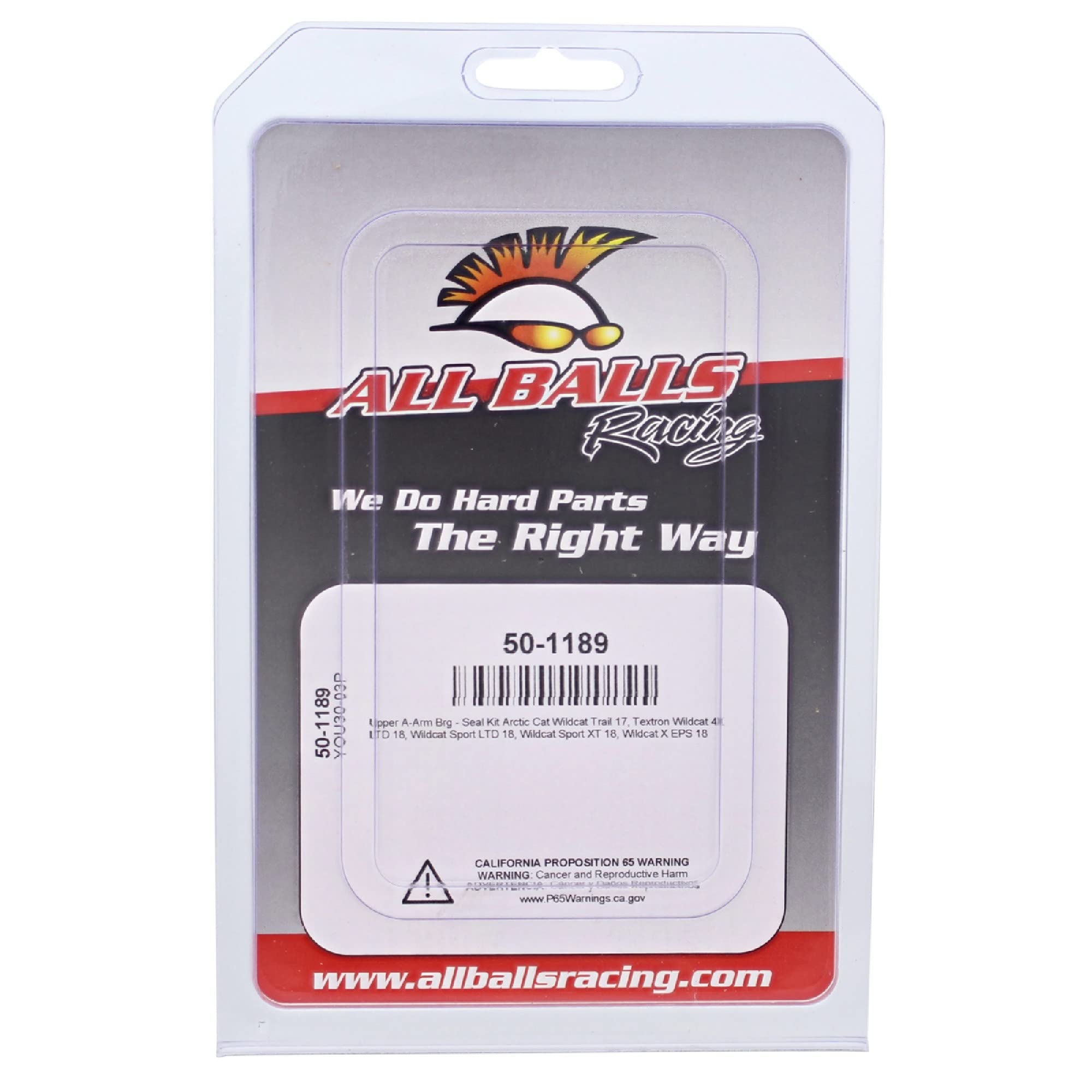 All Balls A-Arm Kit (50-1189) Replacement For Arctic Cat Wildcat 4X Ltd 2018, Wildcat Sport Ltd 2018, Wildcat Sport Xt 2018, Wil