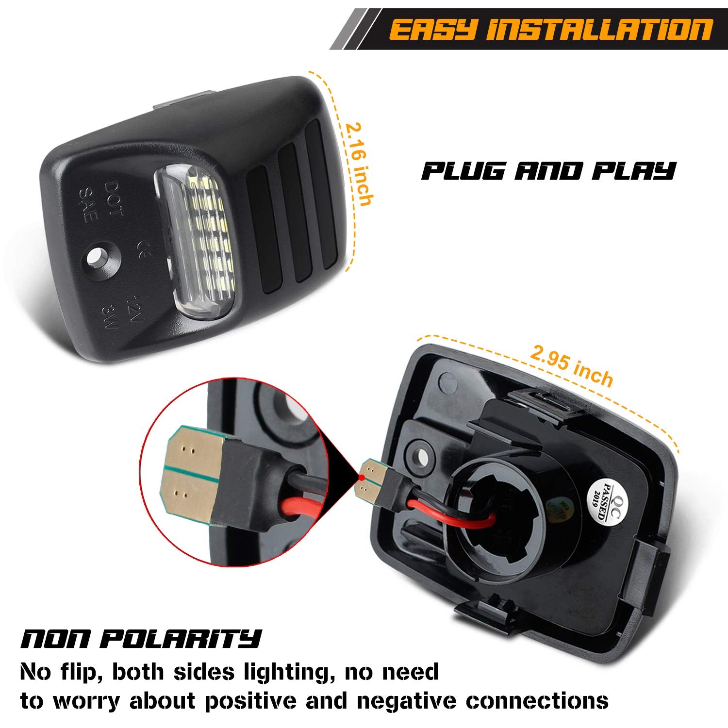 Ruxifey Led License Plate Lights With Red Oled Neon Tube Compatible With Tacoma 2005 To 2015, Tundra 2000 To 2013