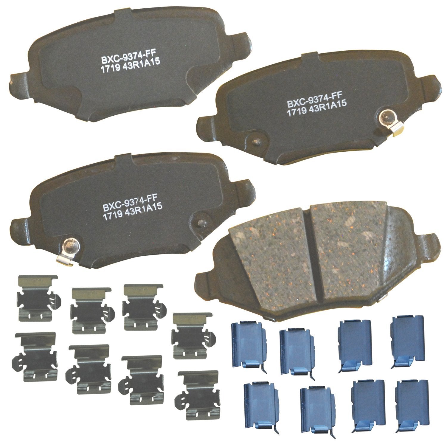 Bendix Premium Sbc1719 Ceramic Rear Brake Pads For Chrysler Town & Country 2016-2012, Dodge Grand Caravan 2016-2012, Journey 201