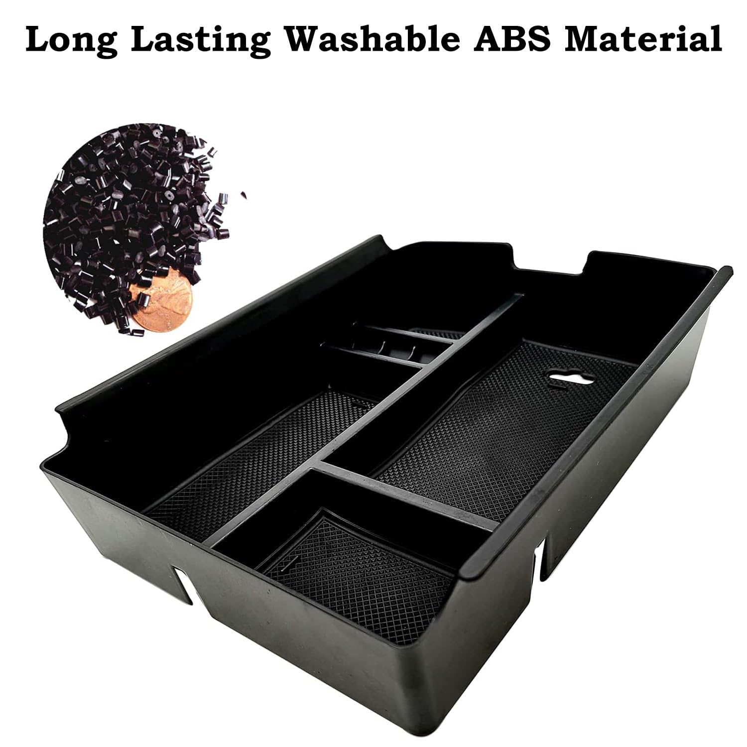 Evtime Center Console Organizer Fit For Vw Atlas And Cross Sport 2018 2019 2020 2021 2022 2023 Interior Storage Box Accessories