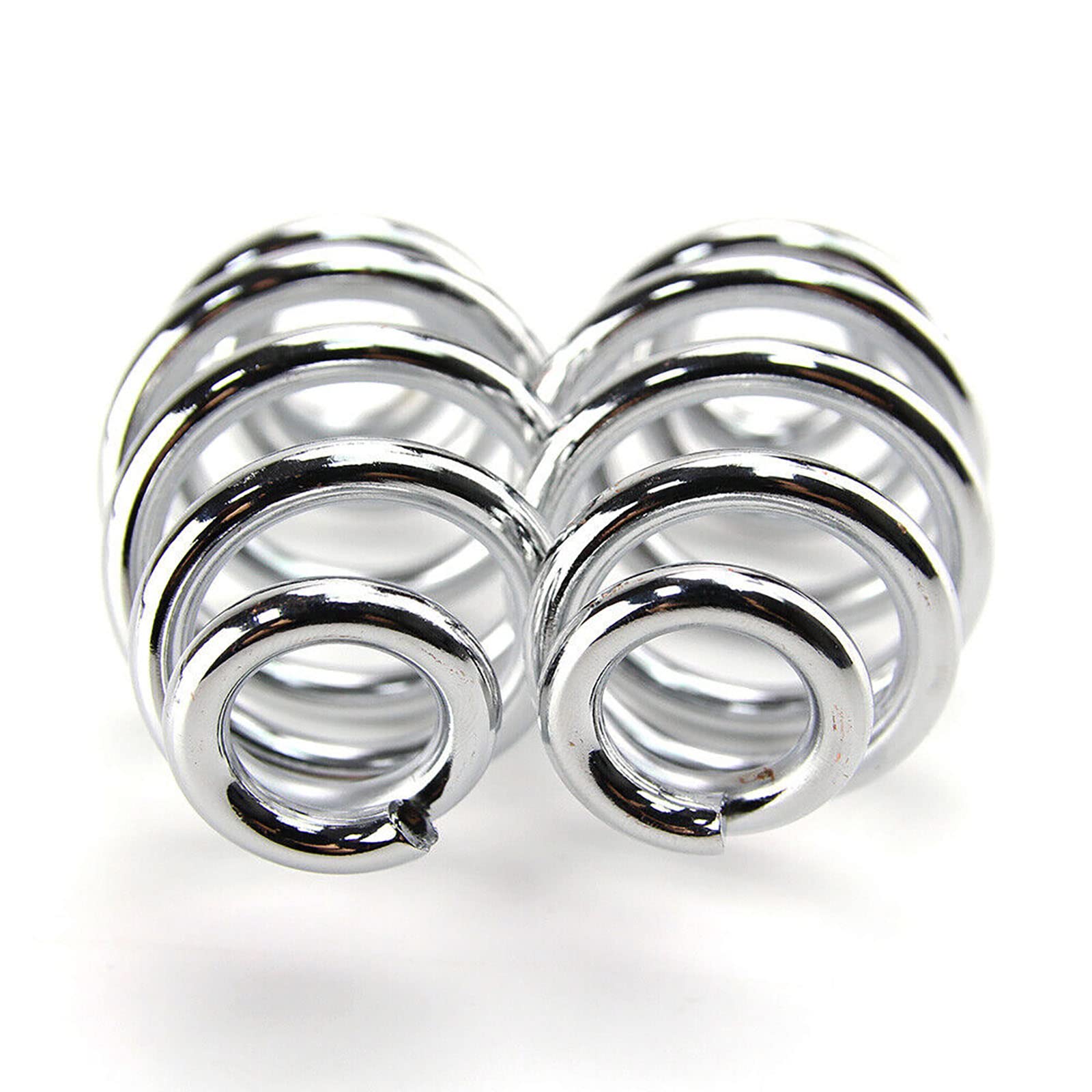PSLER Motorcycle Coils Spiral Seat Spring Steel Solo Seat Barrel Spring Kit for Touring Softail Sportster Dyna Bobber Chopper, 2