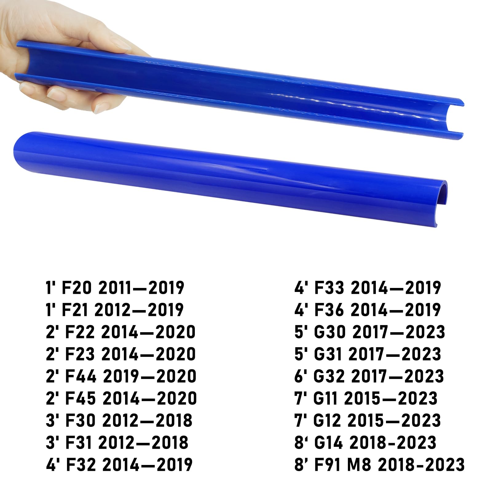 Jaronx Compatible With Bmw Grill Inserts Trims For 1 2 3 4 5 6 7 Series, F20 F22 F30 F32 G30 G32 G11 G12, Compatible With Bmw V Brace Wrap Covers Blue Grill Stripes Grille Inserts Stripes Wrap(Blue)