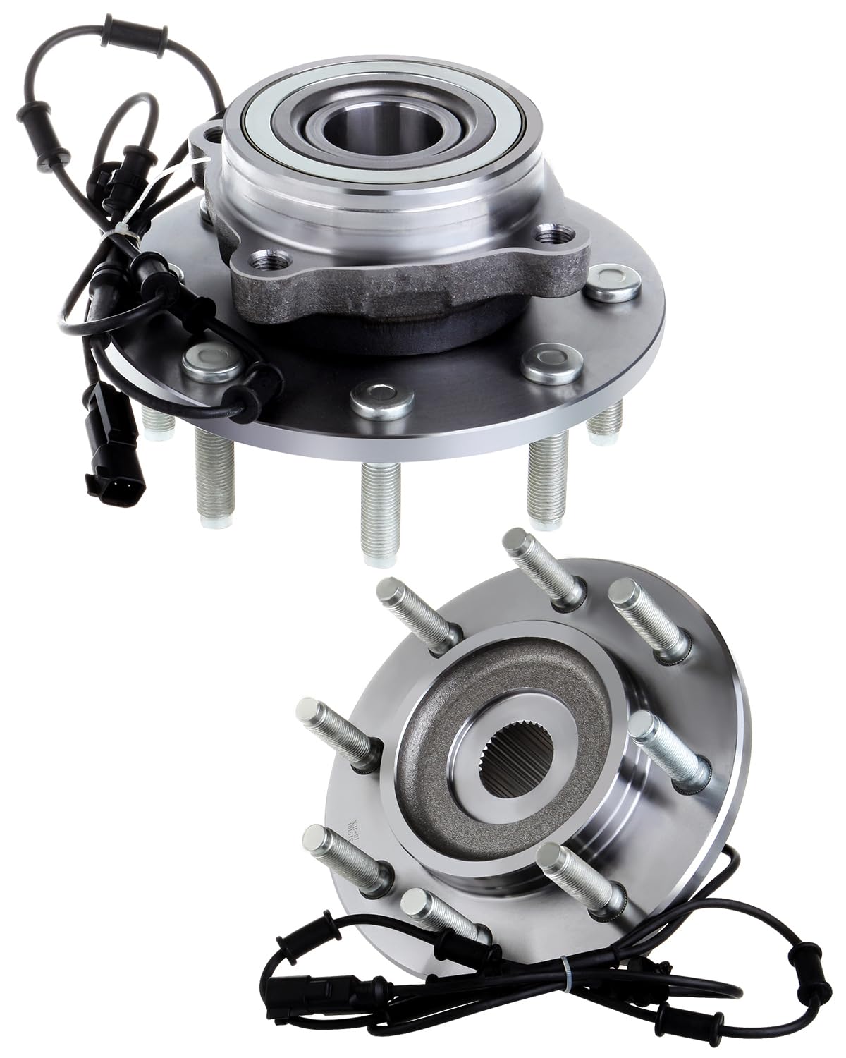 ECCPP Replacement fit for Pair Of 2 Front Wheel Hub Bearing Assembly 06 07 08 Dodge Ram 2500 3500 1500 4WD 4X4