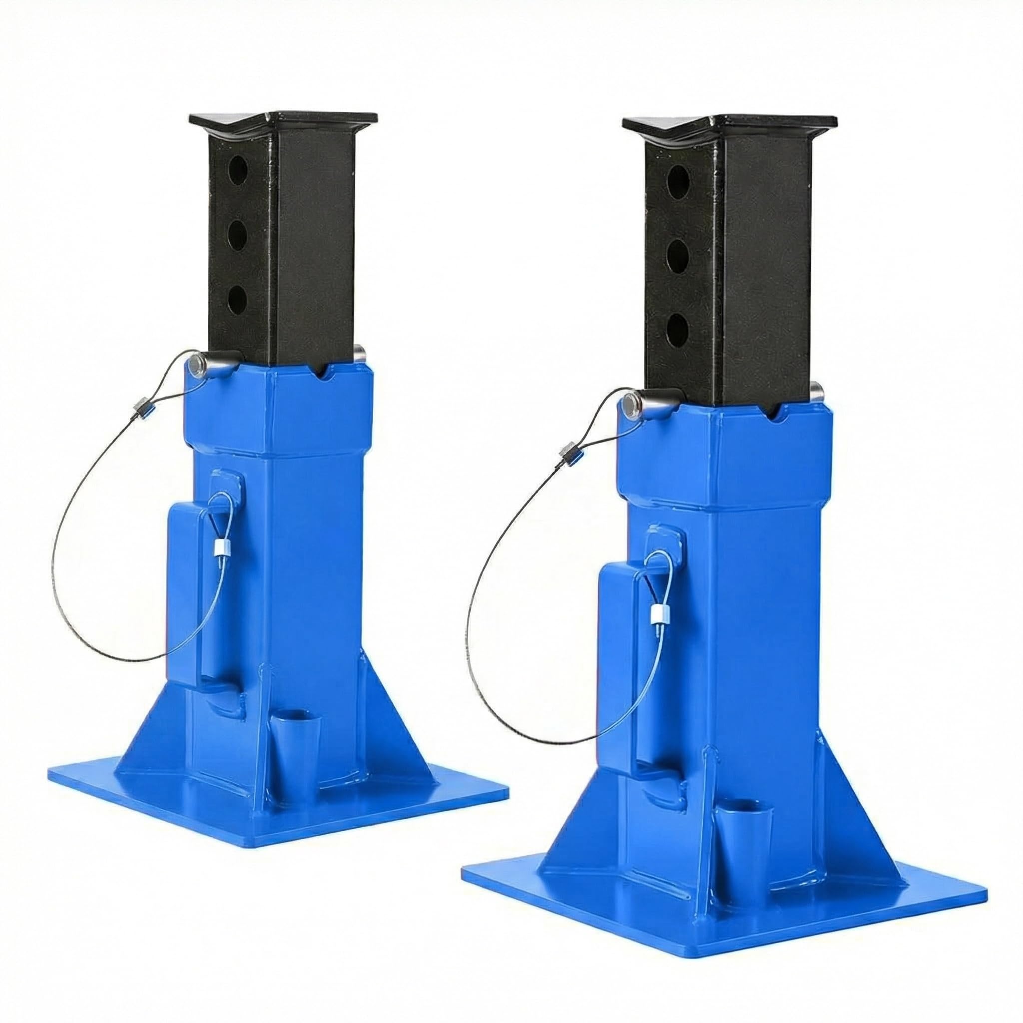 GarveeTech 2 Pack Heavy-Duty 12-Ton Pin Lock Jack Stands, 11-18.5 Inch Quick-Adjust Height, Professional Garage Equipment for Su
