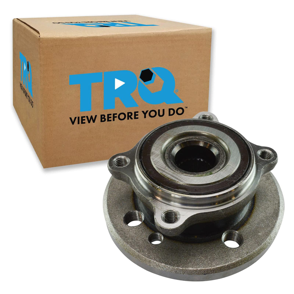 Trq Front Left Right Wheel Hub Bearing Assembly Driver Passenger Side Compatible With 2007-2015 Mini Cooper
