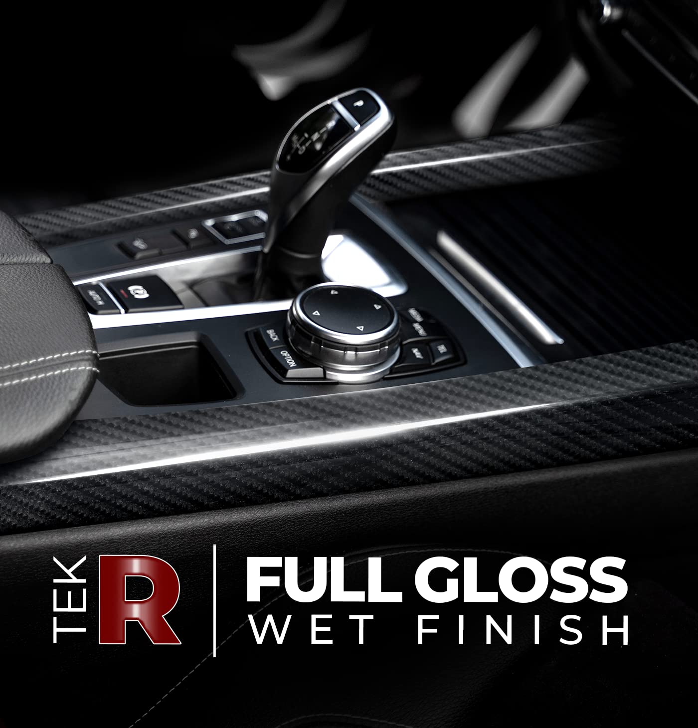 Vvivid Xpo Black Carbon Gloss 3Ft X 5Ft 3-Layer 3D (Not Printed) Realistic Carbon Fiber Look Cast Vinyl Wrap For Car, Boat, Bike