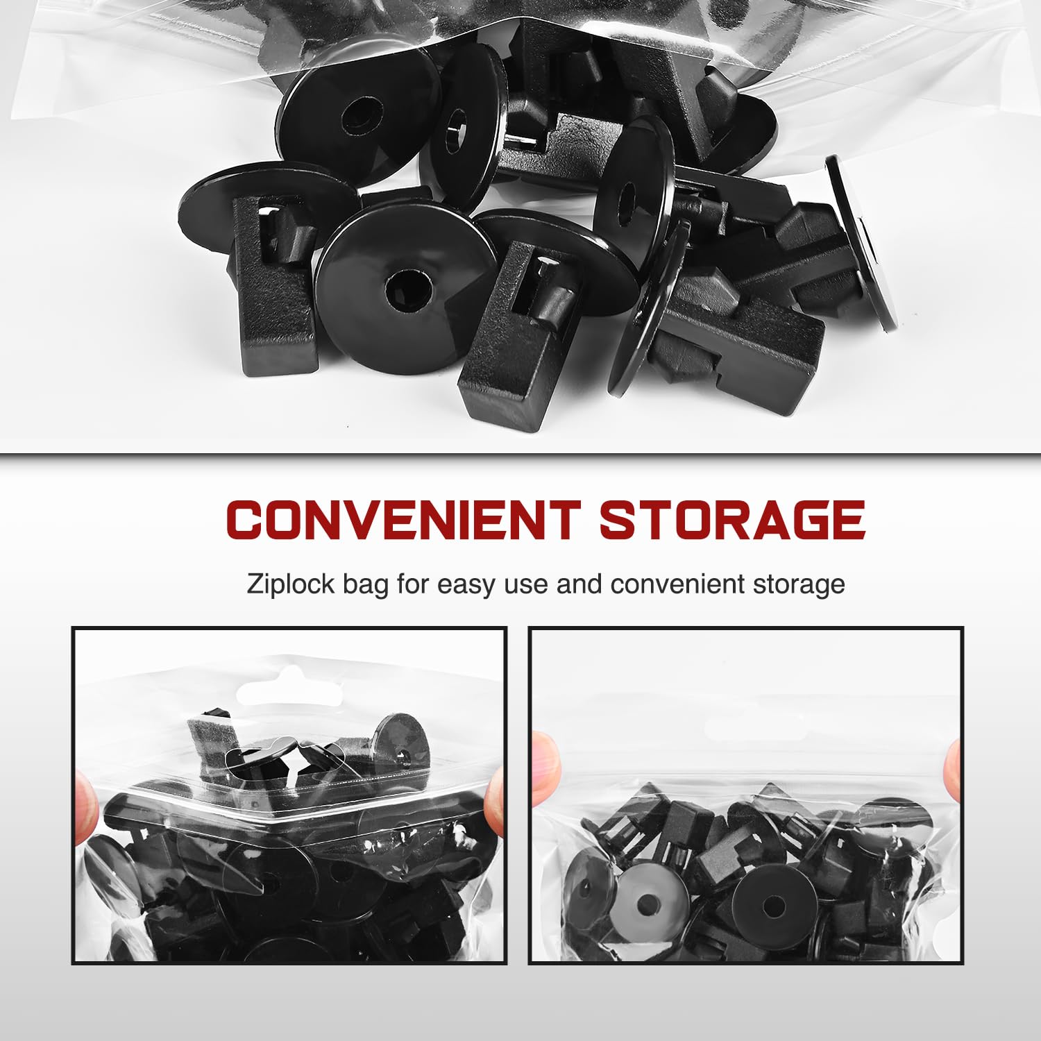 Nilight 120Pcs Car Bumper Retainer Clips Bumper Fender Liner Kit For Lexus Toyota 4Runner Tacoma Rav4 Scion 75495-35010 75397-35