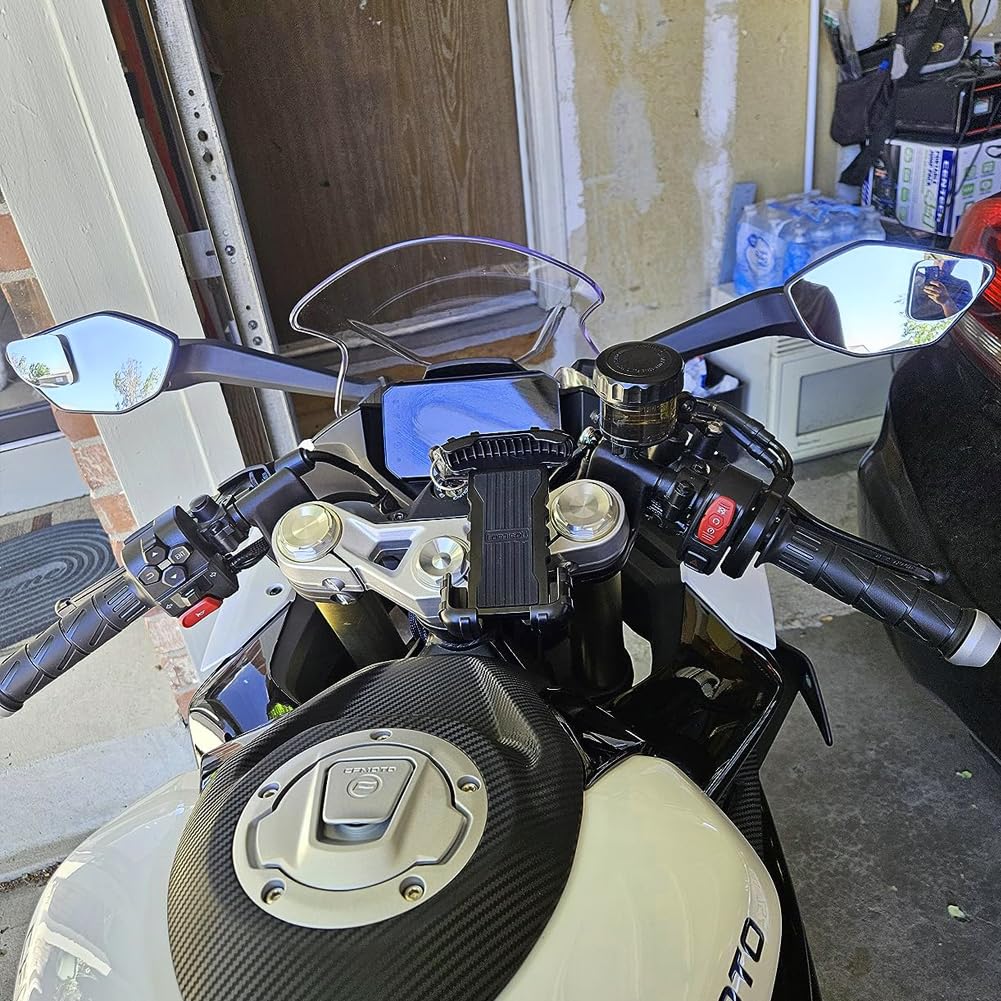 Ampper Blind Spot Mirror Fan Shaped, Hd Glass Frameless Stick On Adjustabe Few Convex Wide Angle Rear View Blind Spot Car Mirror