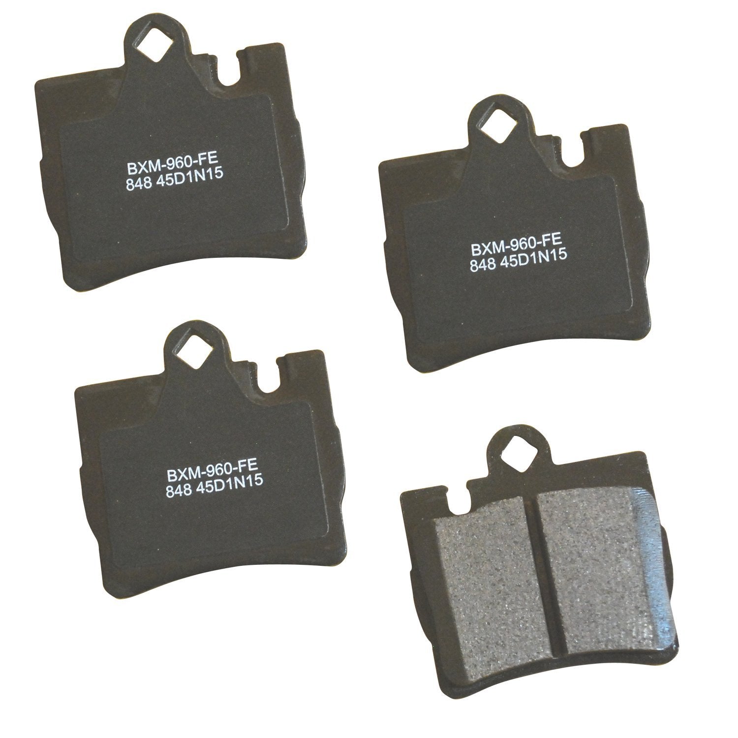 Bendix Premium Sbm848 Semi-Metallic Rear Brake Pads For Mercedes-Benz Cl55 Amg 2002-2001, Cl500 2003-2000, Cl600 2002-2001, S55