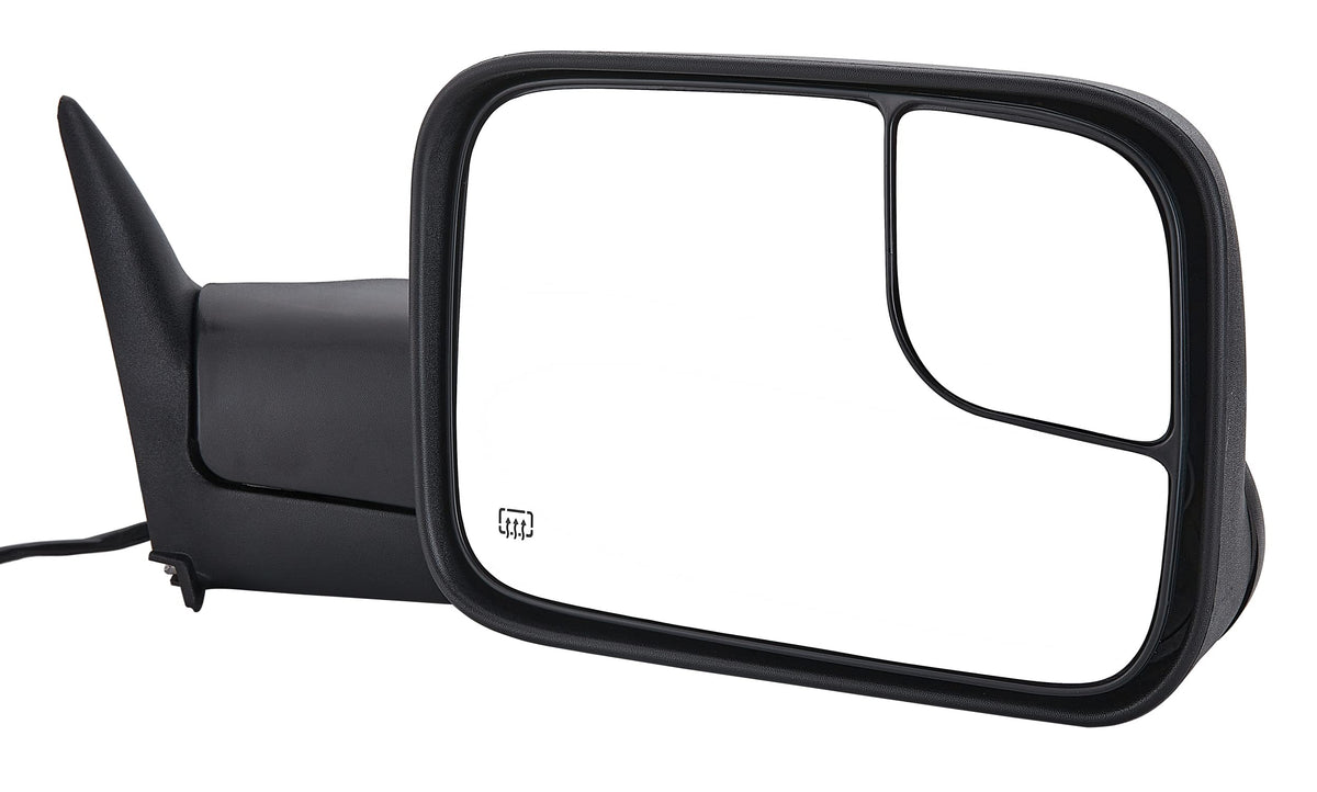 ZAPOSTS Towing Mirror Replacement Fit for 1998 1999 2000 2001 DodgeRam 1500,Ram 2500 Ram 3500.Pickup Truck Power Heated Manual f