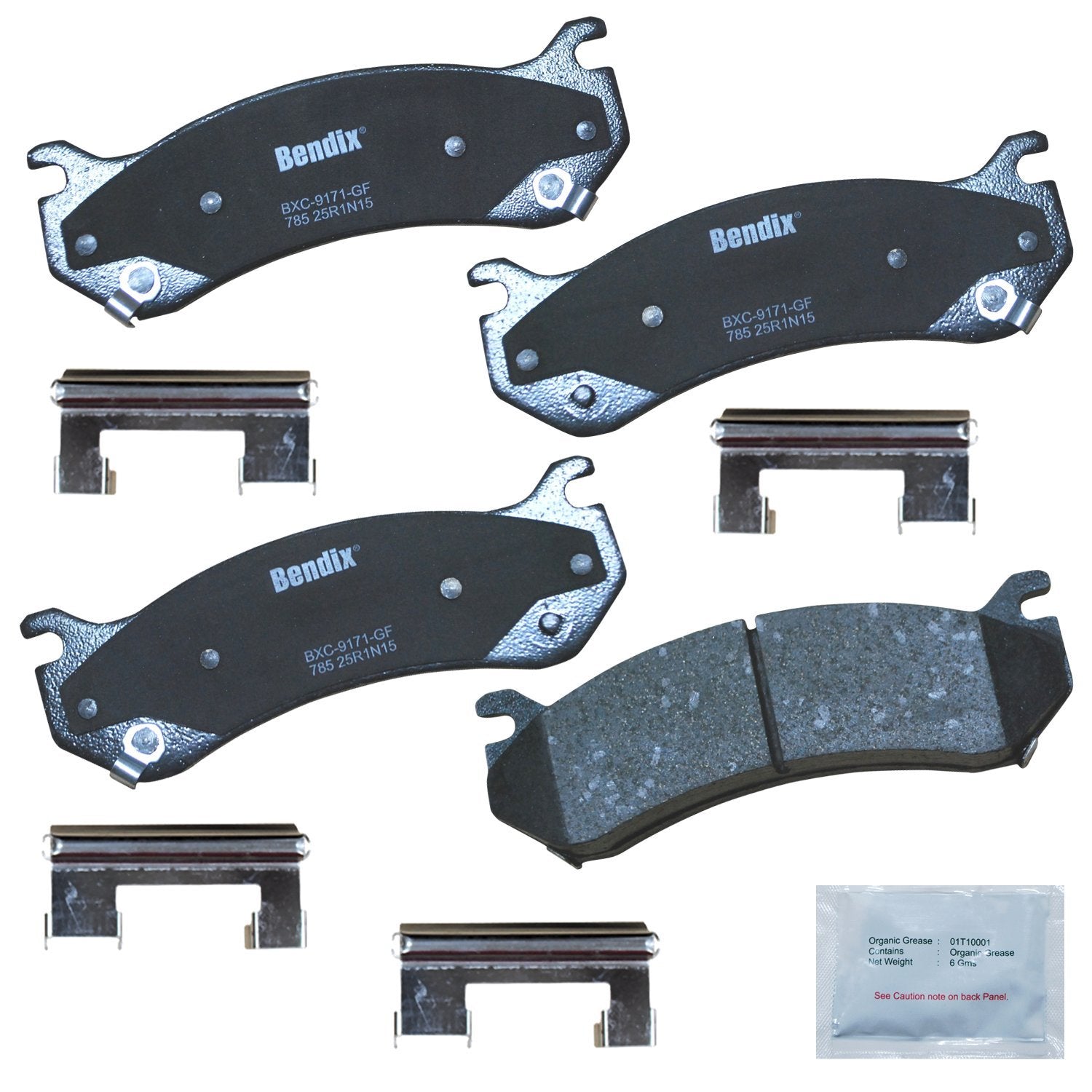 Bendix Priority1 Cfc785 Disc Brake Pad Set For Escalade,Esv,Ext,Astro,Avalanche 1500,2500,C2500,Express,Silverado,Classic,3500 H