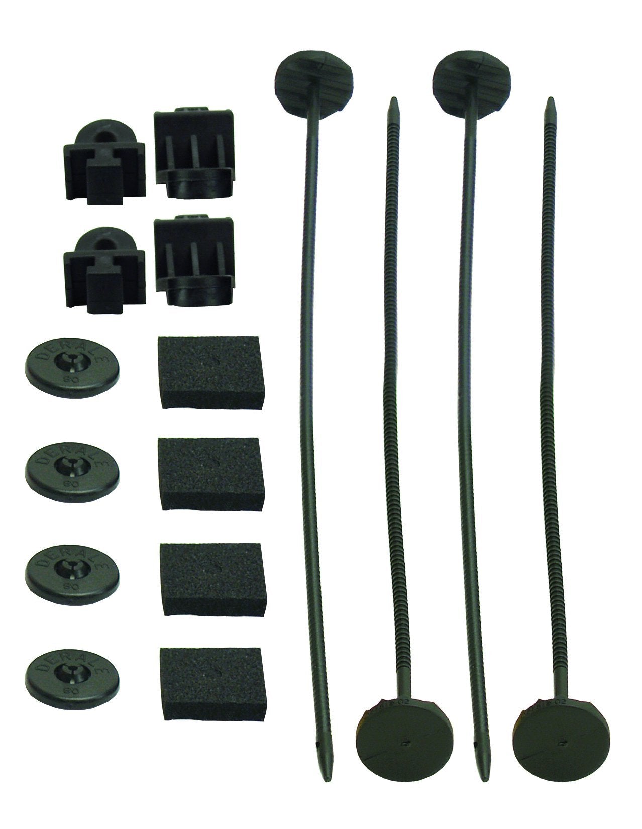Autostyle Derale 16744 Plastic Rod Mounting Kit, Black