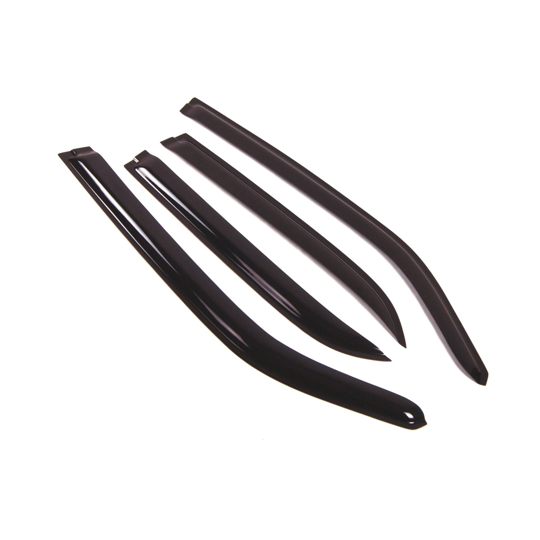 Tuningpros Window Visor Compatible With 2007-2014 Chevrolet Tahoe, Dgwv2-082 Outside Mount Deflector Rain Guard Dark Smoke, 4 Pc