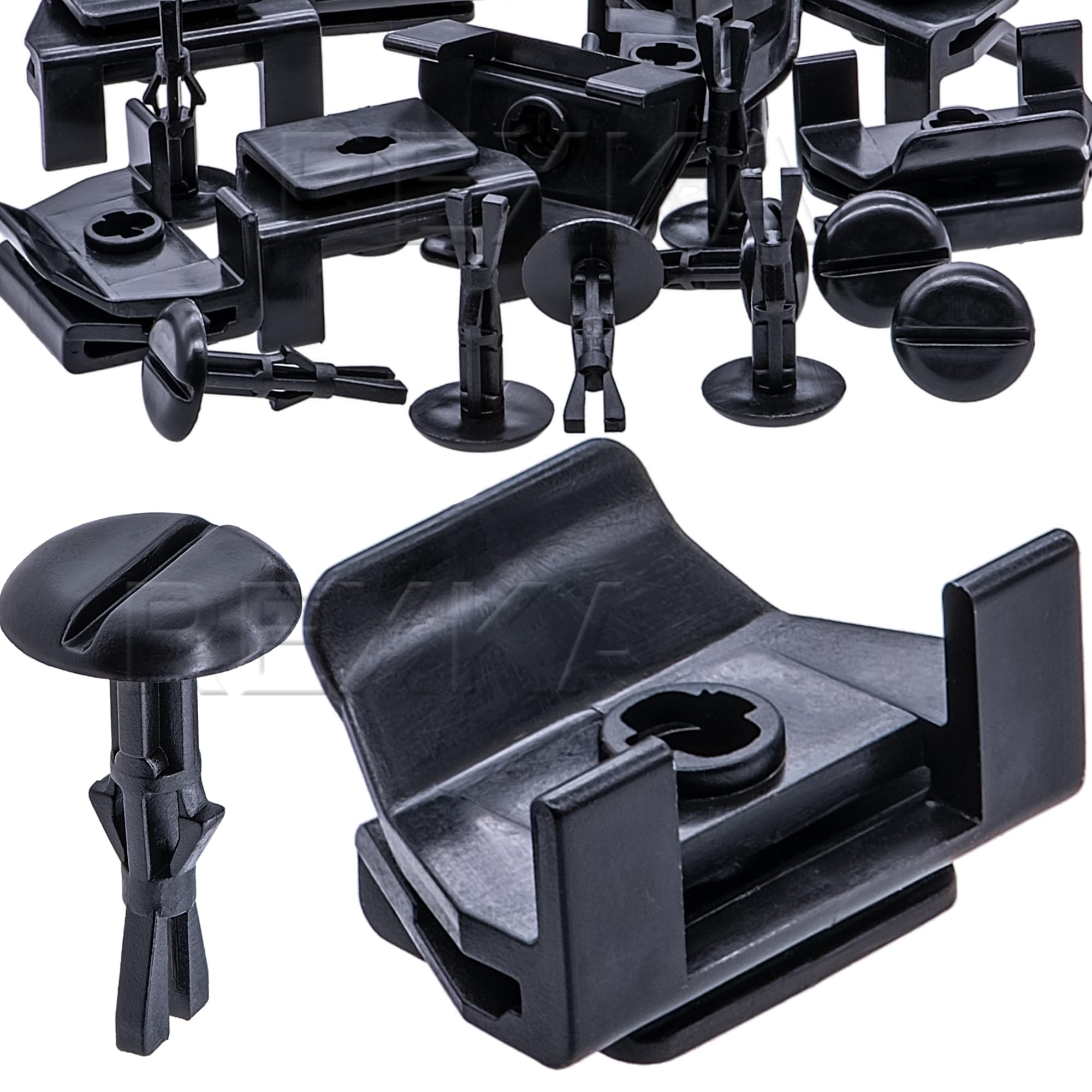 Rexka 10 Sets Front Fender & Bumper Cover Clip & Pin Set For Toyota Lexus 53879-58010 47749-58010 Avalon Camry Corolla Highlande