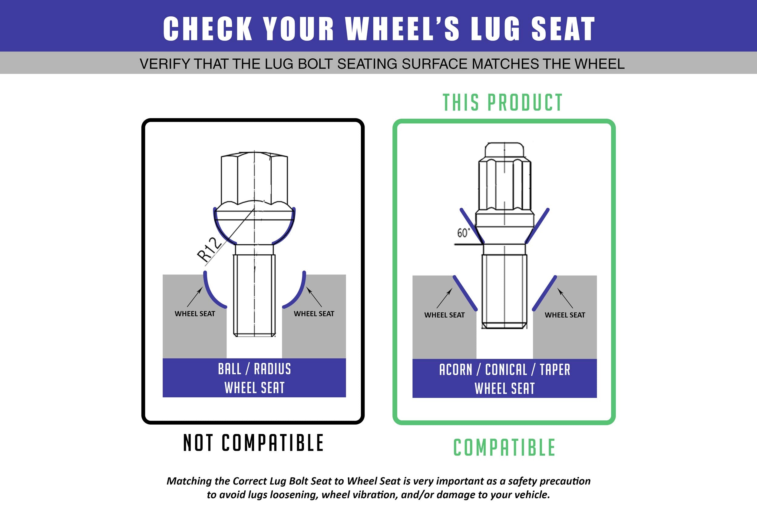 Wheel Accessories Parts Set Of 20 Chrome 12X1.5 Lug Bolts Locking Spline Conical Seat With 24 Mm Shank Length Small Diameter Lug