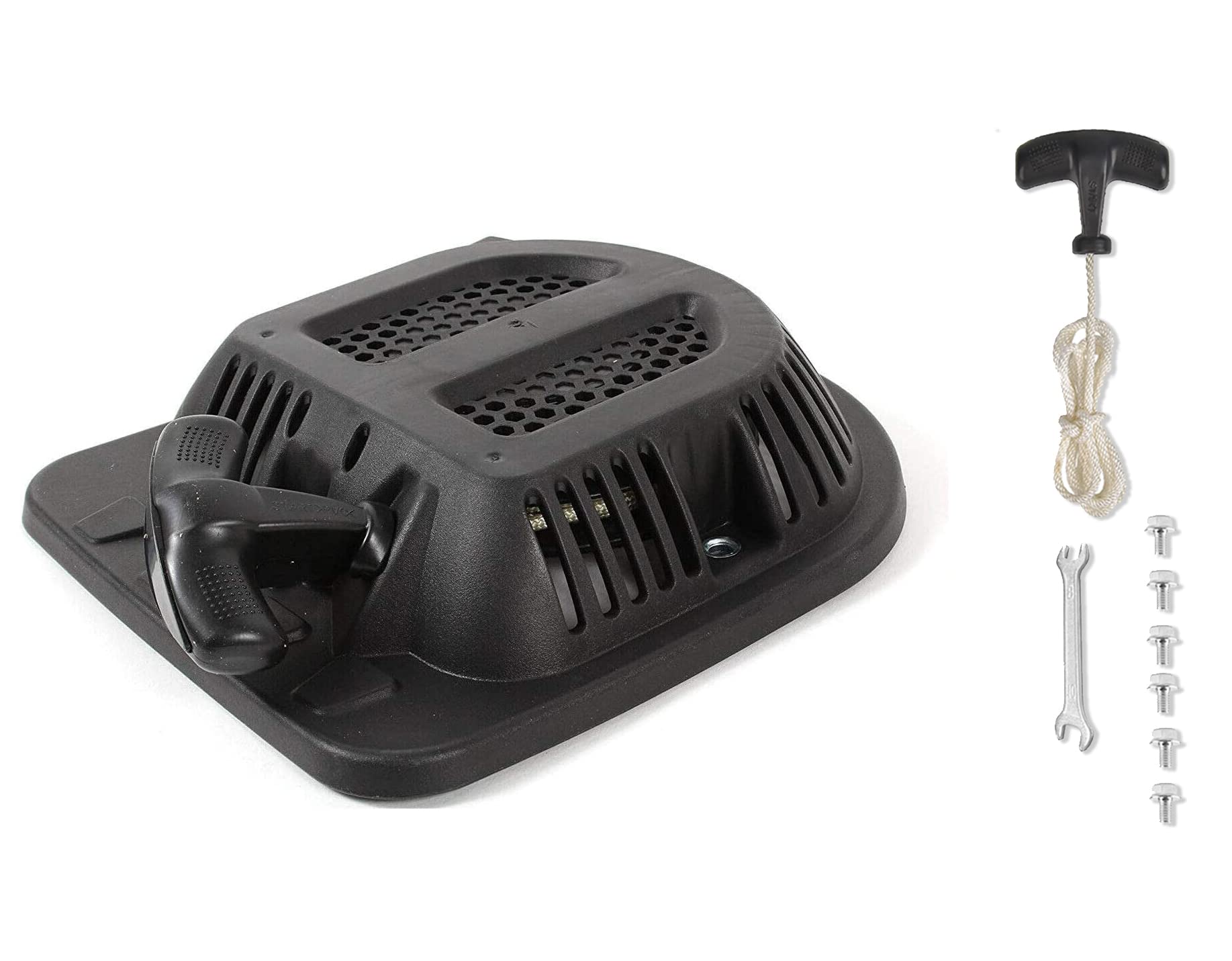 JMCHstore Pull Start Recoil Starter Assembly for Massimo Moto Baja MB200 MB200GC 196cc 4 Stroke 6.5hp Baja Heat, Mini Baja, Baja