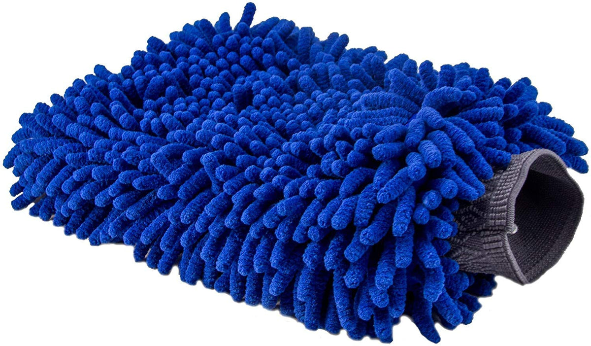 Relentless Drive Car Wash Mitt & Works As Car Wash Sponge, Chenille Microfiber Wash Mitt Scratch Free, Ultra Absorbent Microfibe