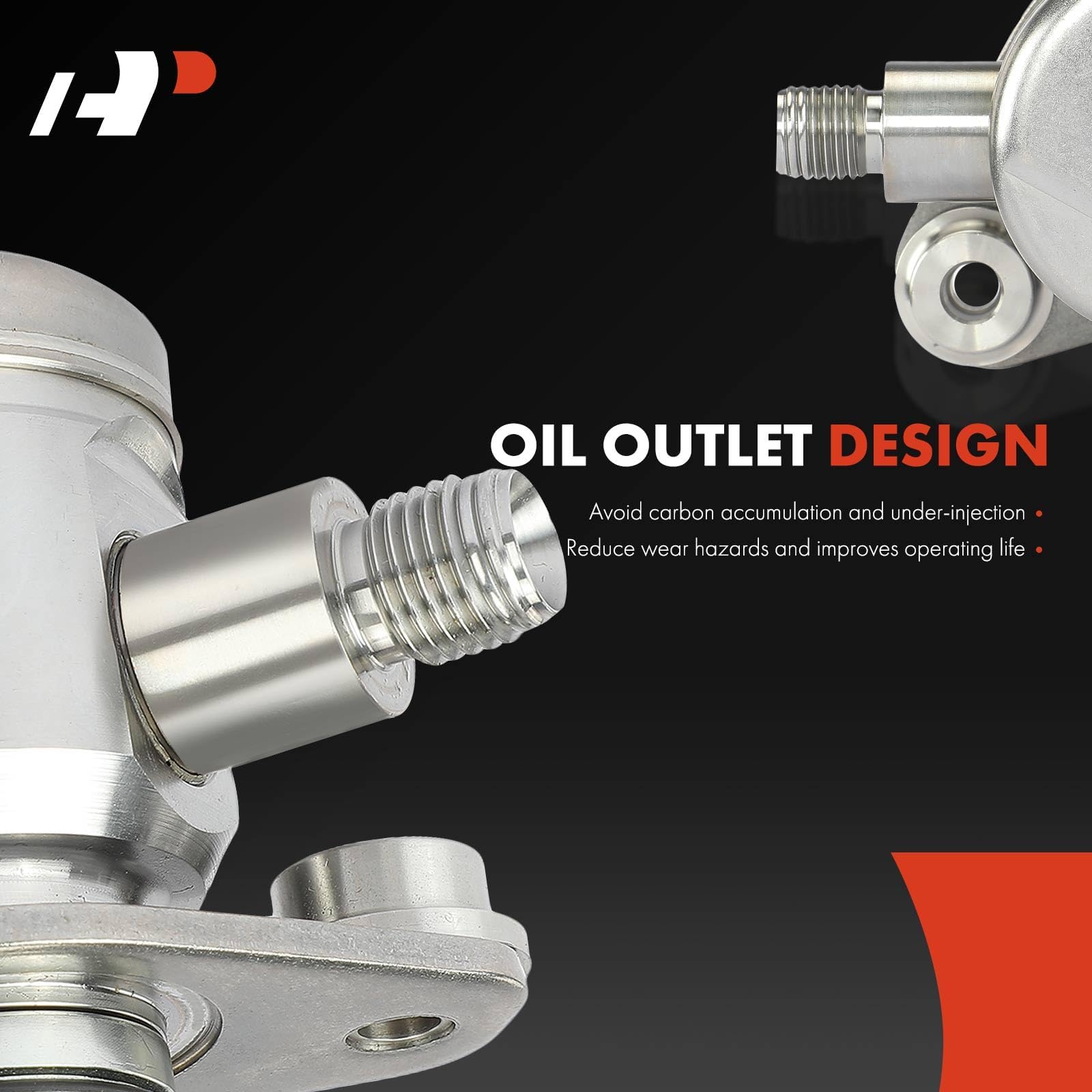 A-Premium High Pressure Fuel Pump with Seal, Gasket and Bolt Compatible with Chevrolet Equinox, Malibu, Impala, Captiva Sport &