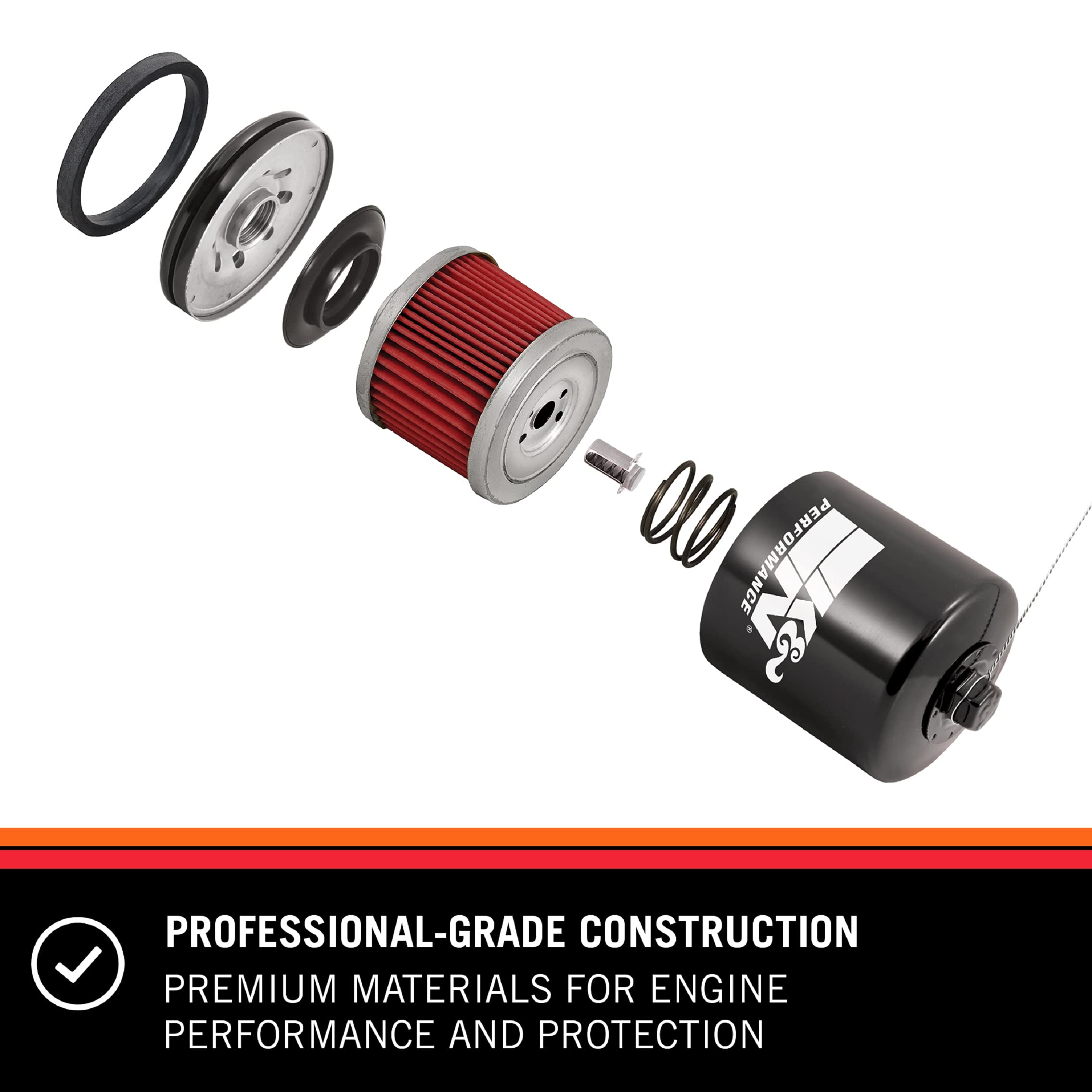 K&N Motorcycle Oil Filter: High Performance, Premium, Designed To Be Used With Synthetic Or Conventional Oils: Fits Select Suzuki Vehicles, Kn-136