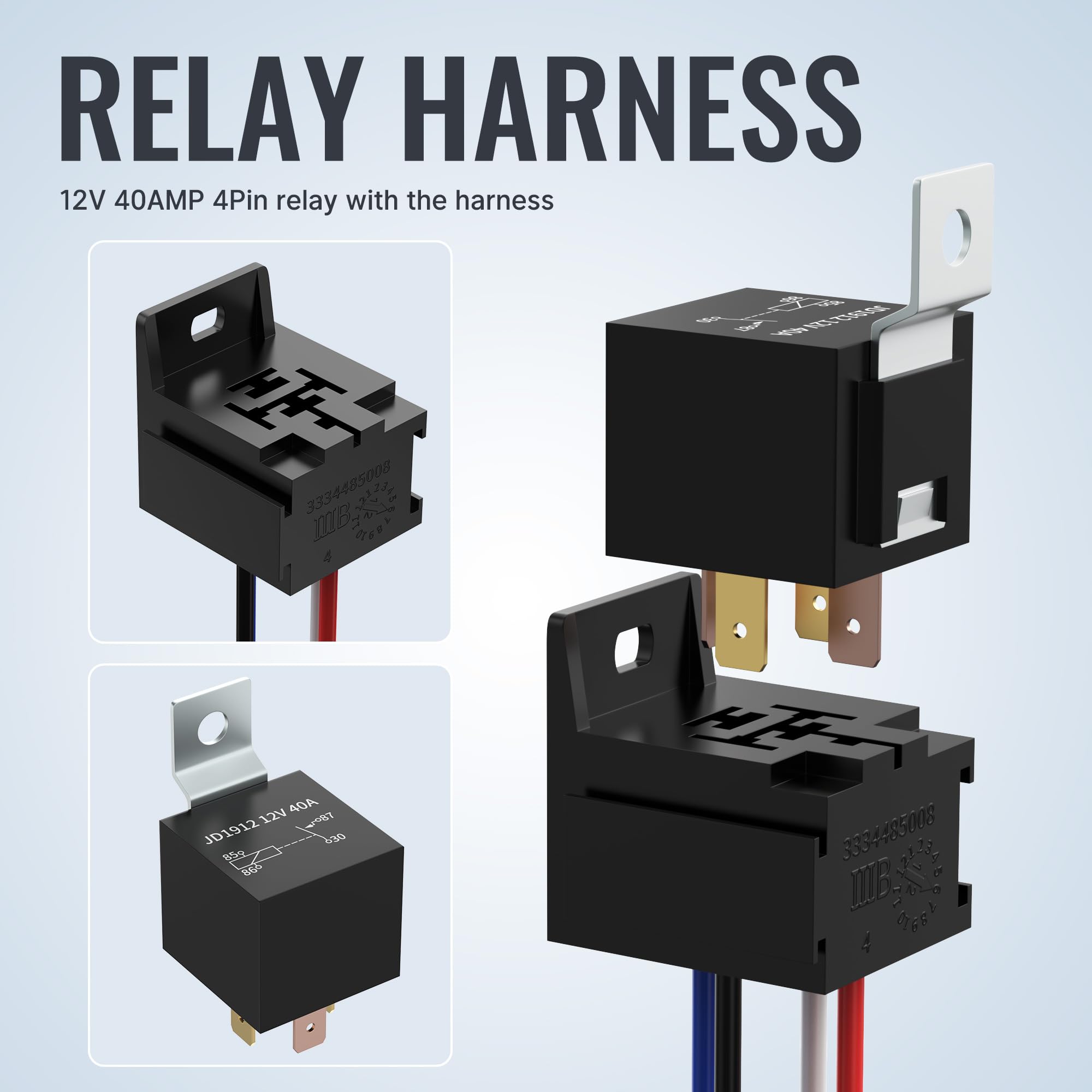 RVBOATPAT 5 in 1 Ignition Switch Panel, DC 12V 30A, Plastic, Model PN-SAC5, Toggle Switch for Boats, Race Cars, Trucks