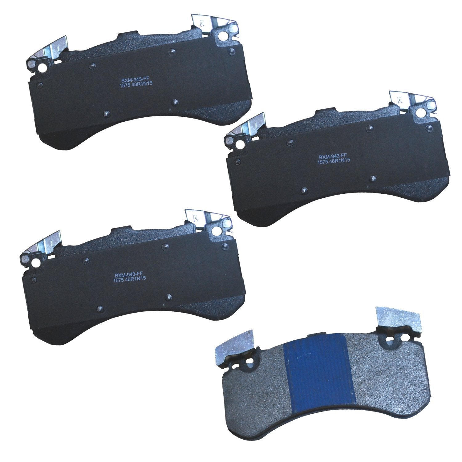 Bendix Premium Sbm1575 Semi-Metallic Front Brake Pads For Audi A8 Quattro 2015-2012, S6 2018-2013, S7 2018-2013, S8 2018-2013