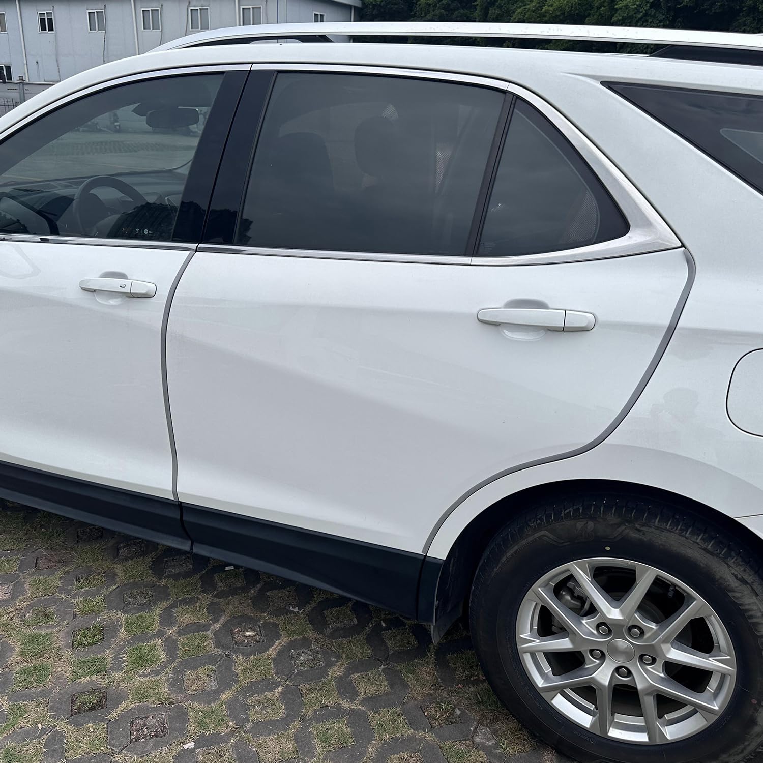 Winunite 16.4Ft(5M) Car Door Edge Guards Light Gray, Fit Most Vehicles, Self-Adhesive Pvc, Fade-Resistant, U-Shaped Automotive T