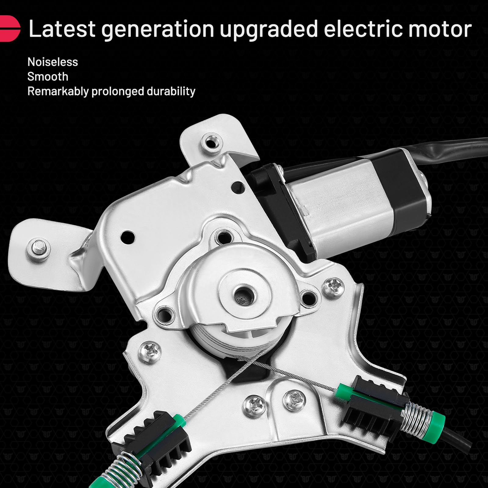 BDFHYK 741-391 Power Window Regulator with Motor Rear Right for 2007-2014 Cadillac Escalade 2007-2014 Chevrolet Tahoe 2007-2014