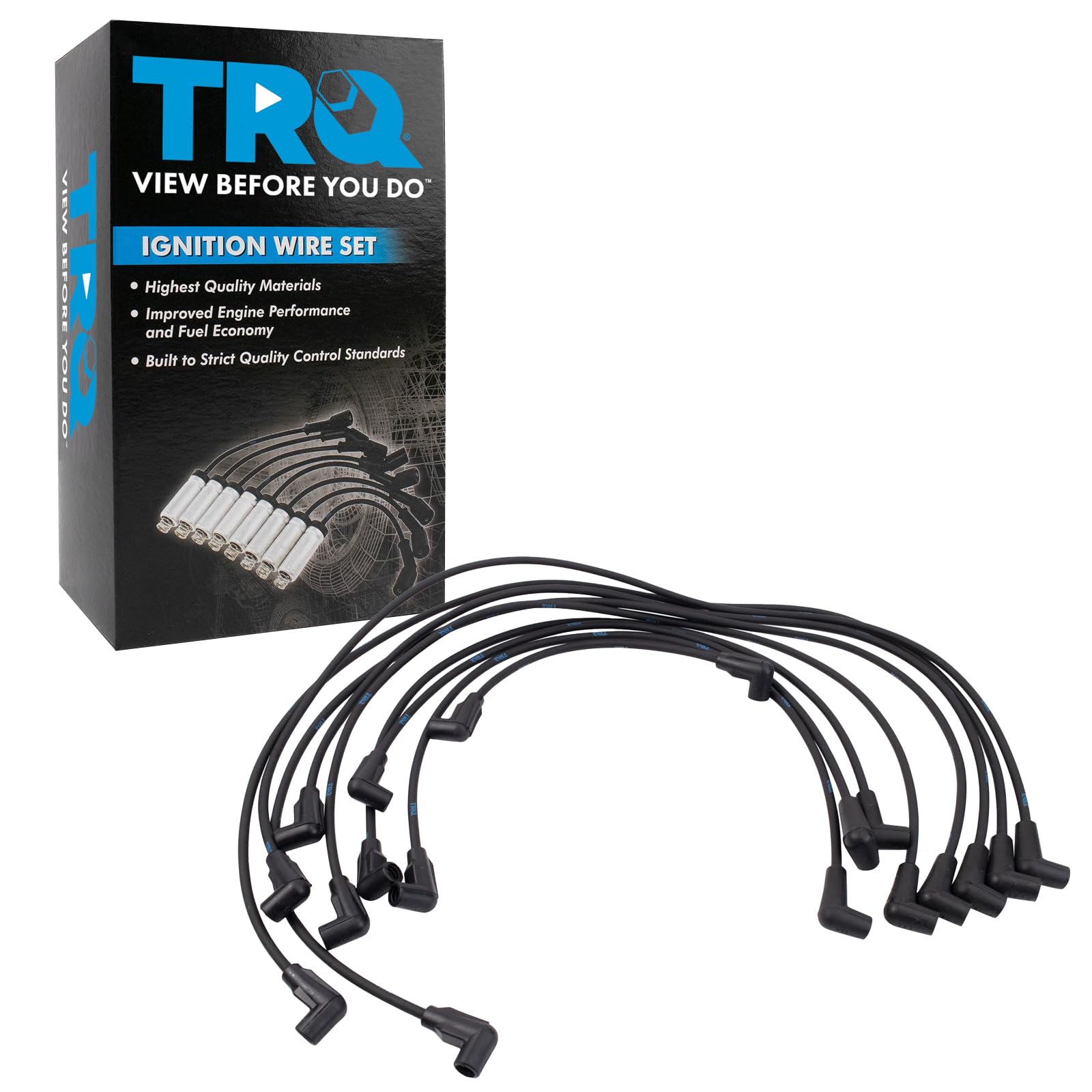 Trq Spark Plug Wire Set Compatible With 1994-1995 Chevrolet 1994-1995 Gmc