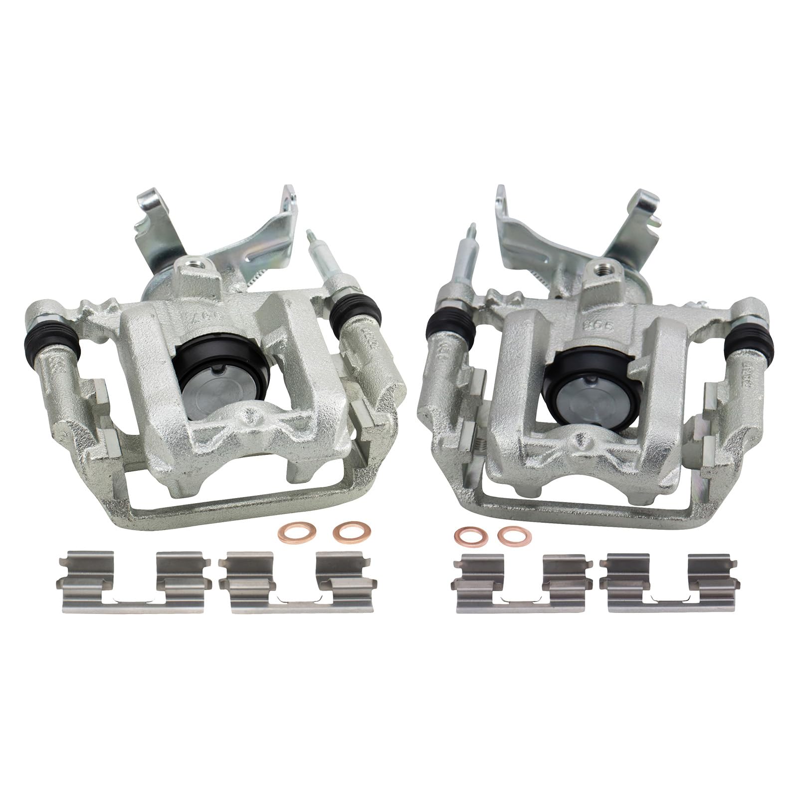 Trq Rear Brake Caliper Set Compatible With 2012-2017 Buick Verano