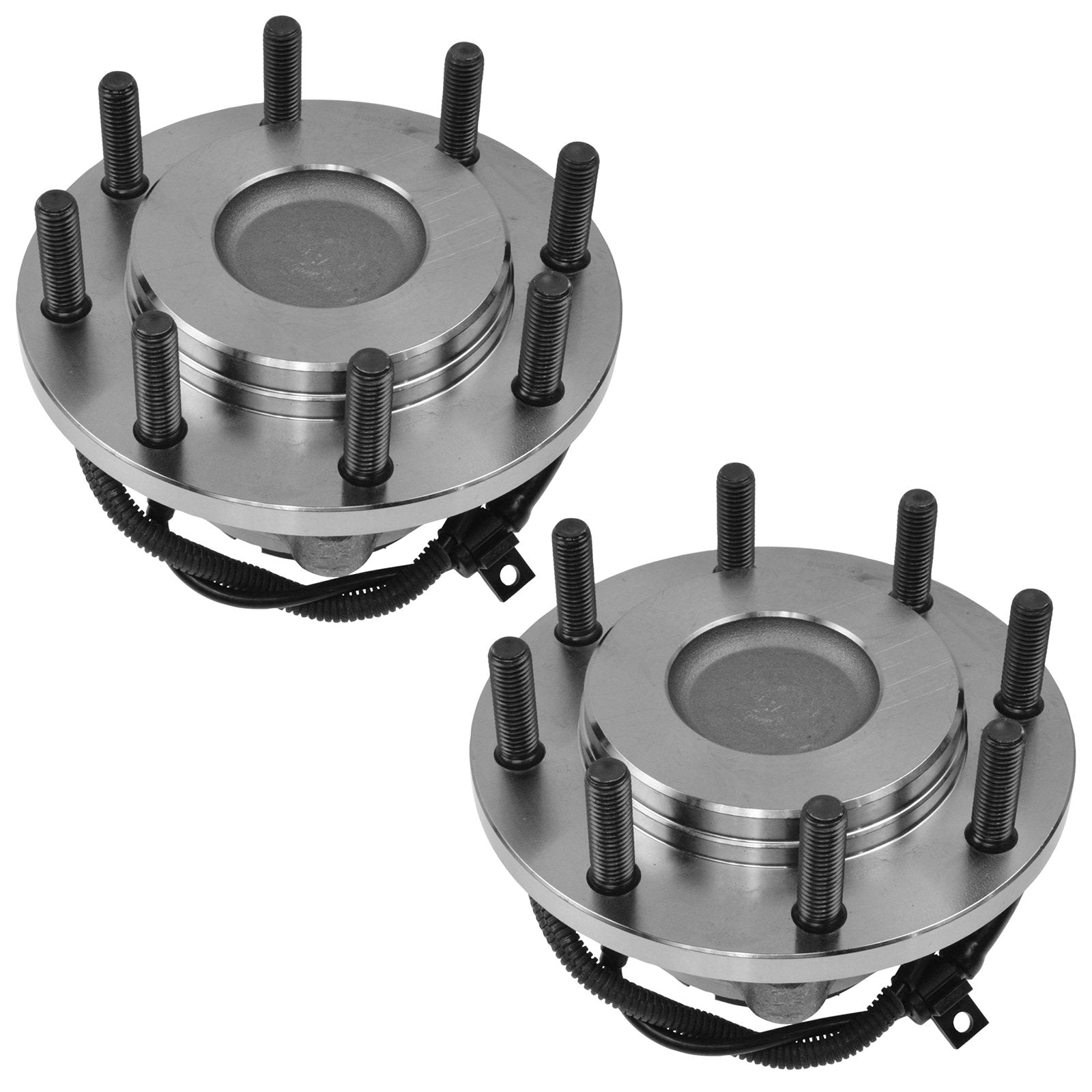 Trq Front Wheel Hub Bearing Assembly Set - Compatible With 1999-2004 Ford F-250, F-350, F-450, F-550 Super Duty