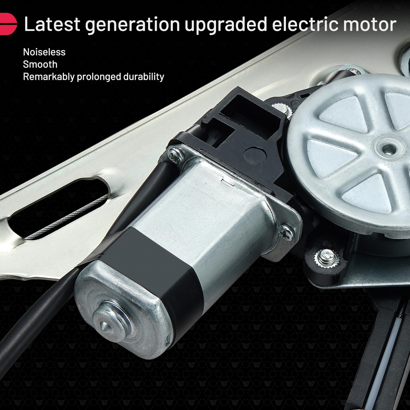 BDFHYK 741-645 Power Window Regulator with Motor for Car Front Right Passenger Side for Chevy Silverado, Tahoe, Suburban, Avalan