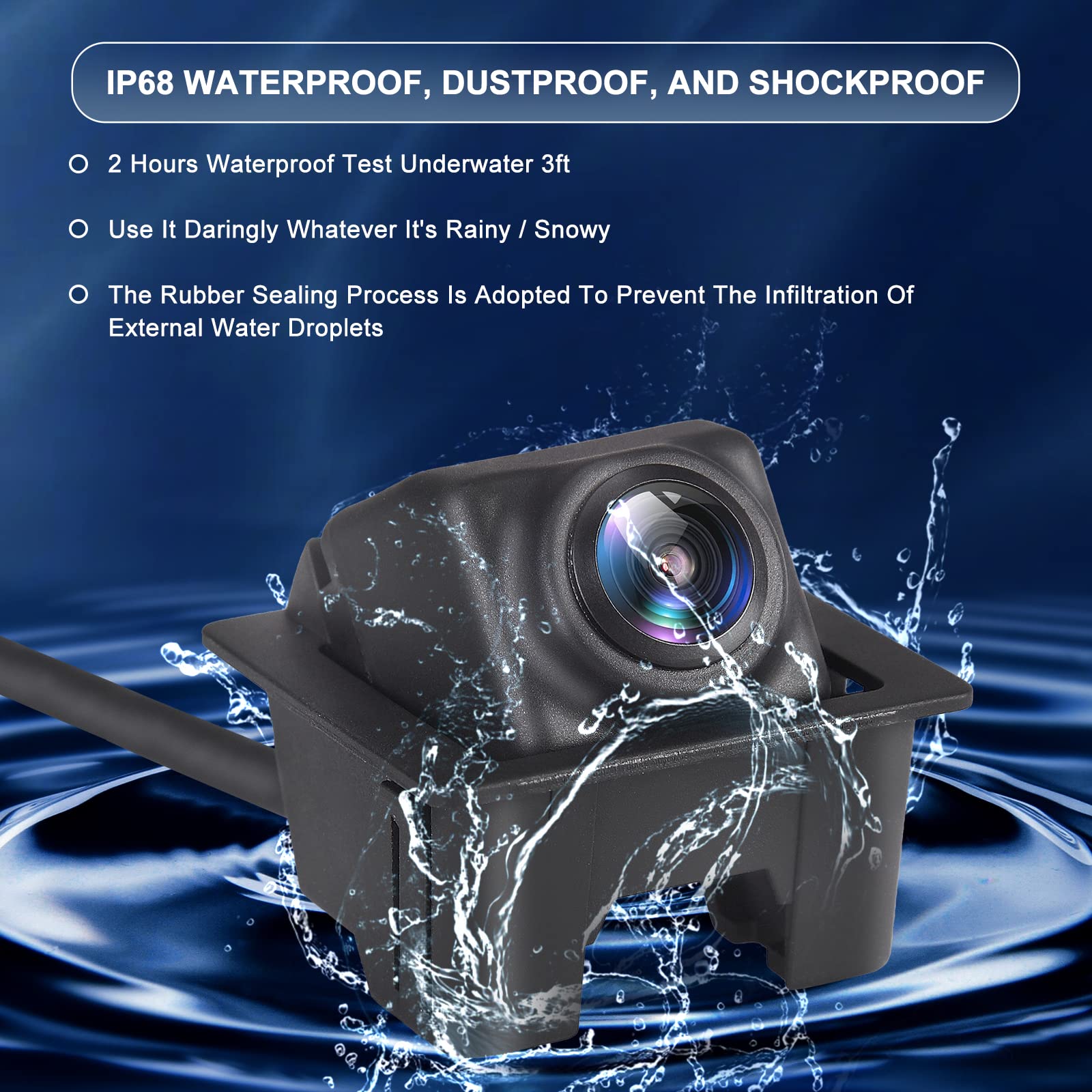 Partselect 23205689 Rear View Backup Camera Compatible With Cadillac Srx 2010 2011 2012 2013 2014 2015 Back Up Camera Reverse Ca