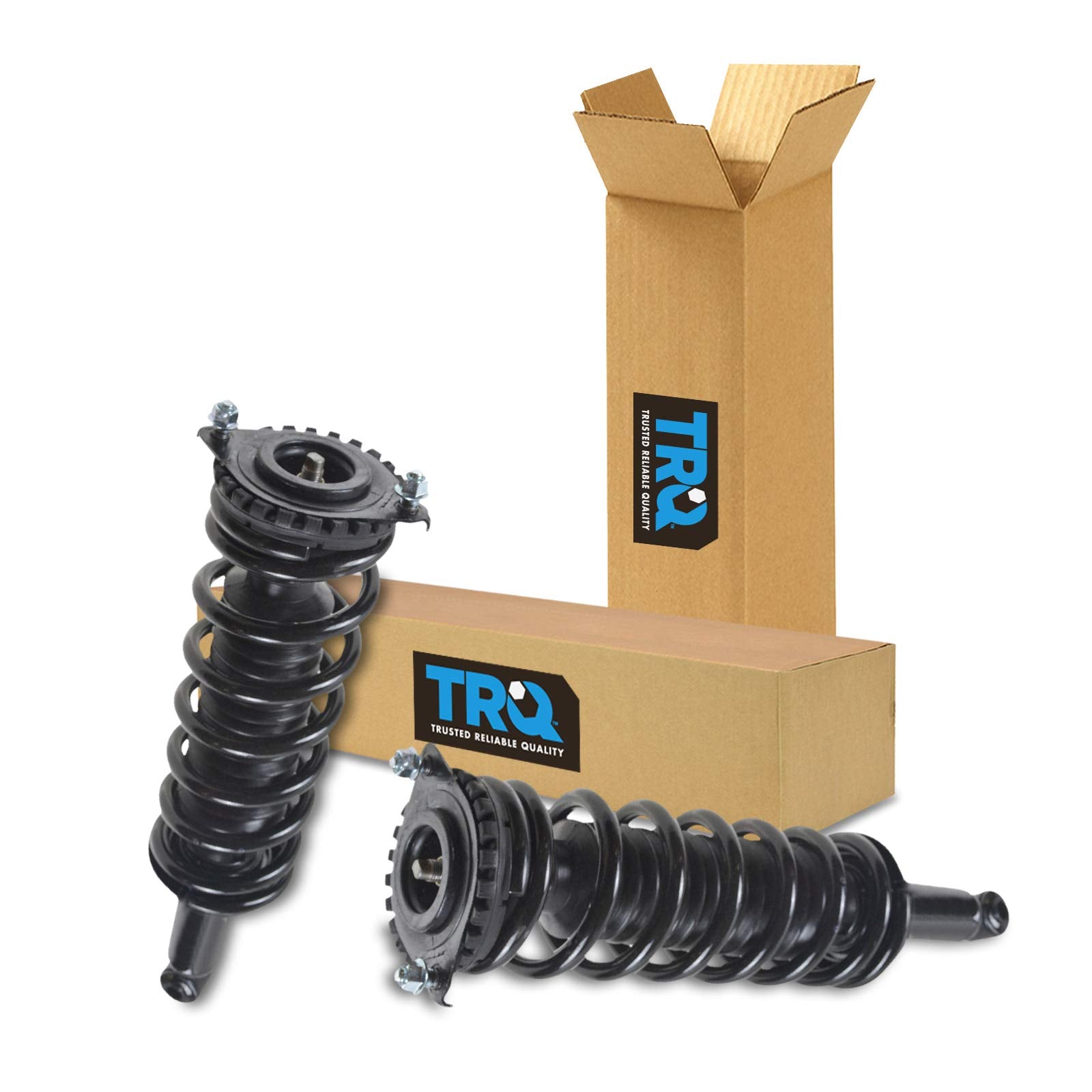 Trq Rear Strut & Coil Spring Assembly Set Driver & Passenger Sides Compatible With 05-09 Subaru Outback