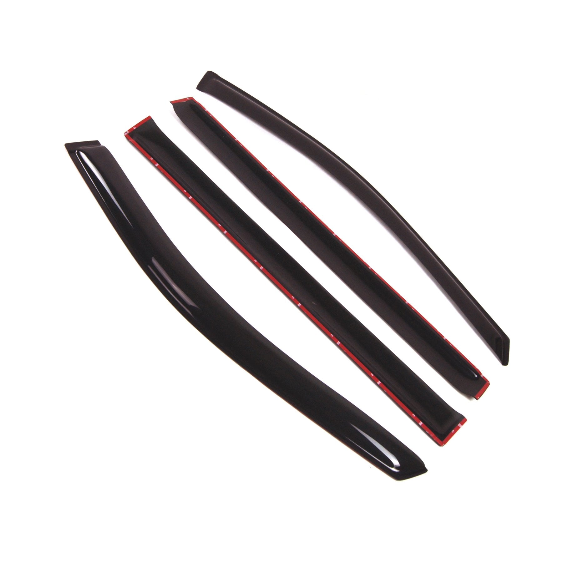 Tuningpros Outside Mount Window Vent Visors Rain Guards Compatible With Chrysler Town & Country 08-16 | Side Window Wind Deflect