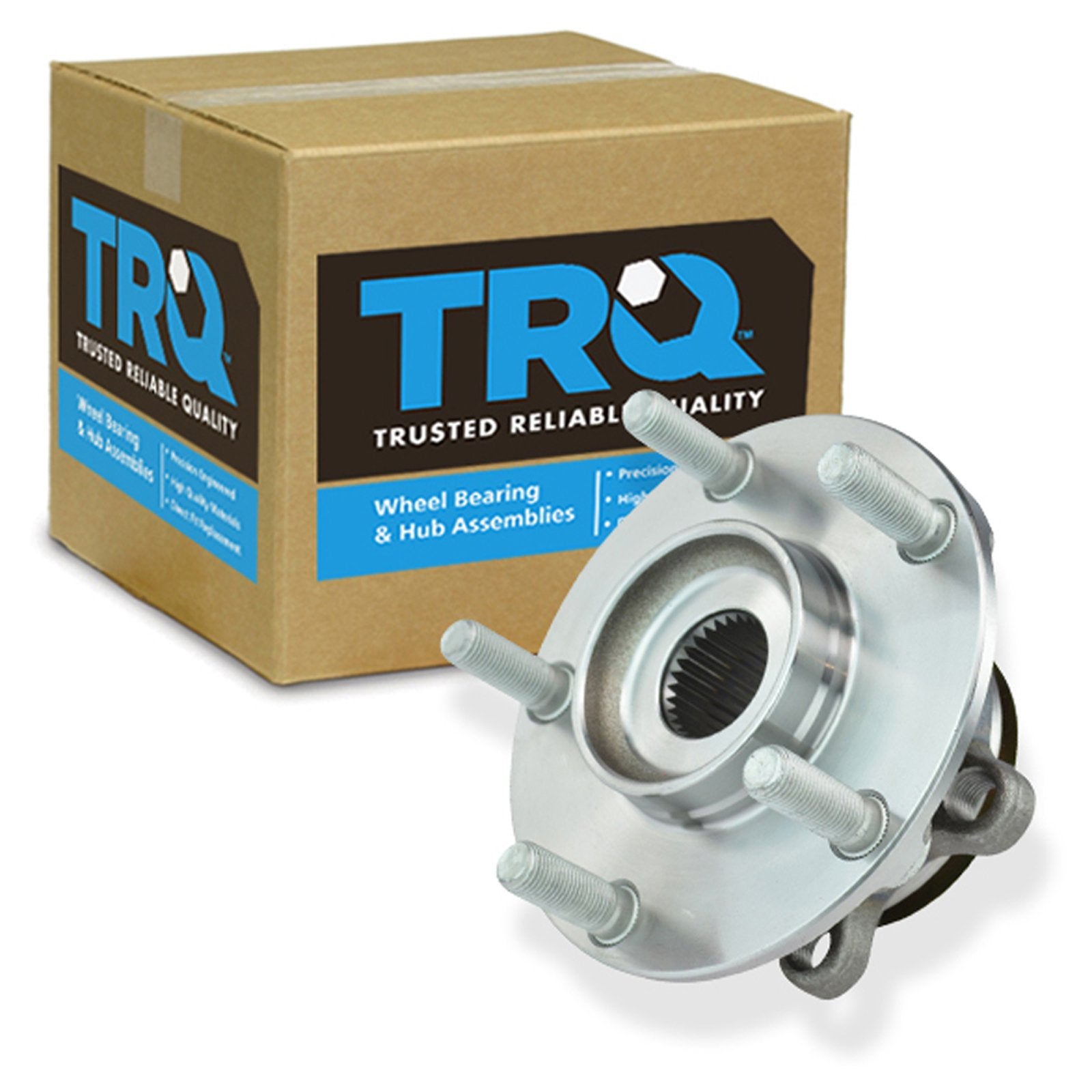 Trq Front Left Right Wheel Hub Bearing Assembly Driver Passenger Side Compatible With 2008-2013 Nissan Rogue 2014-2015 Rogue Sel