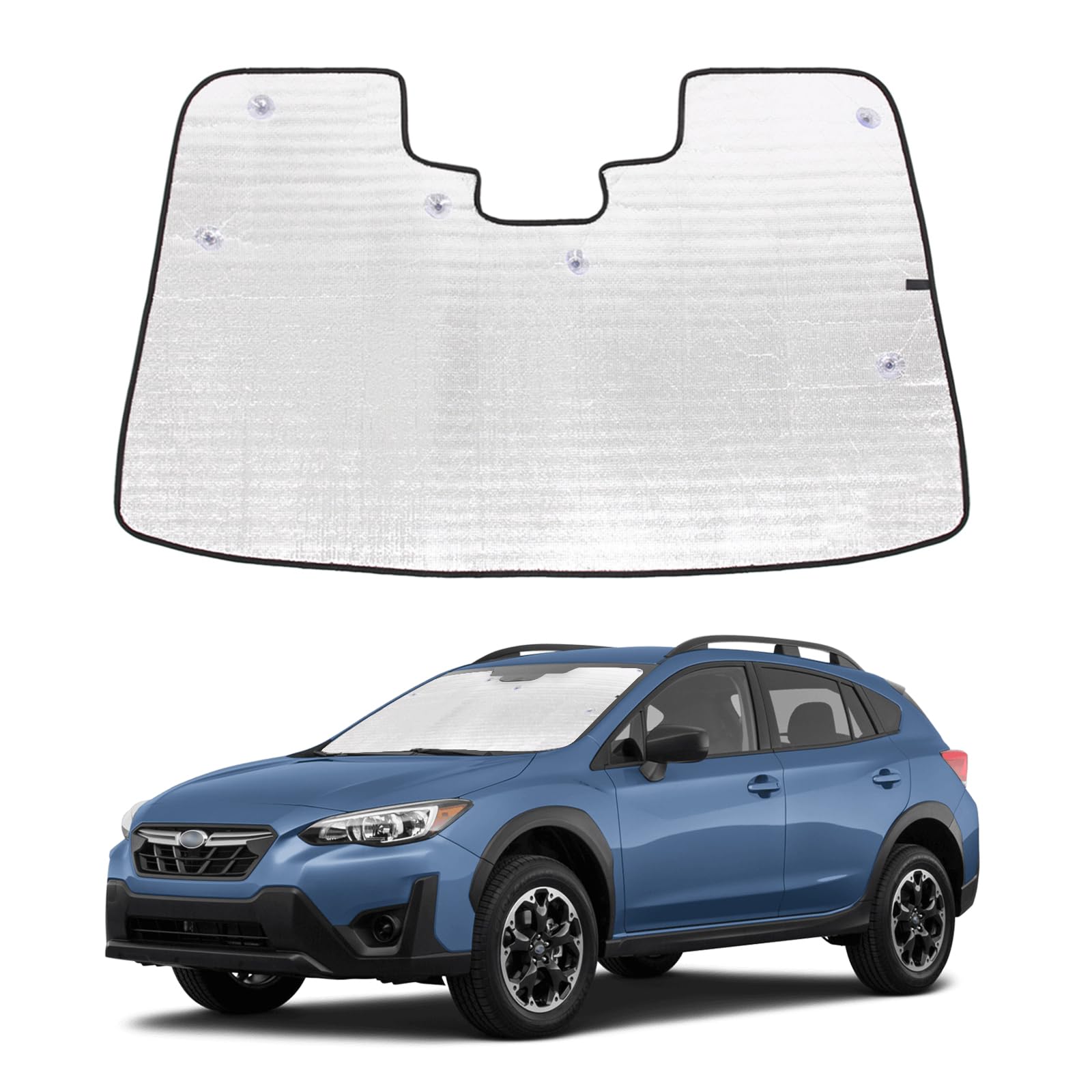 Windshield Sunshade for Subaru Crosstrek 2024-2025 Accessories Front Window Sun Shade Foldable Reflective Sun Visor Custom Sunsc