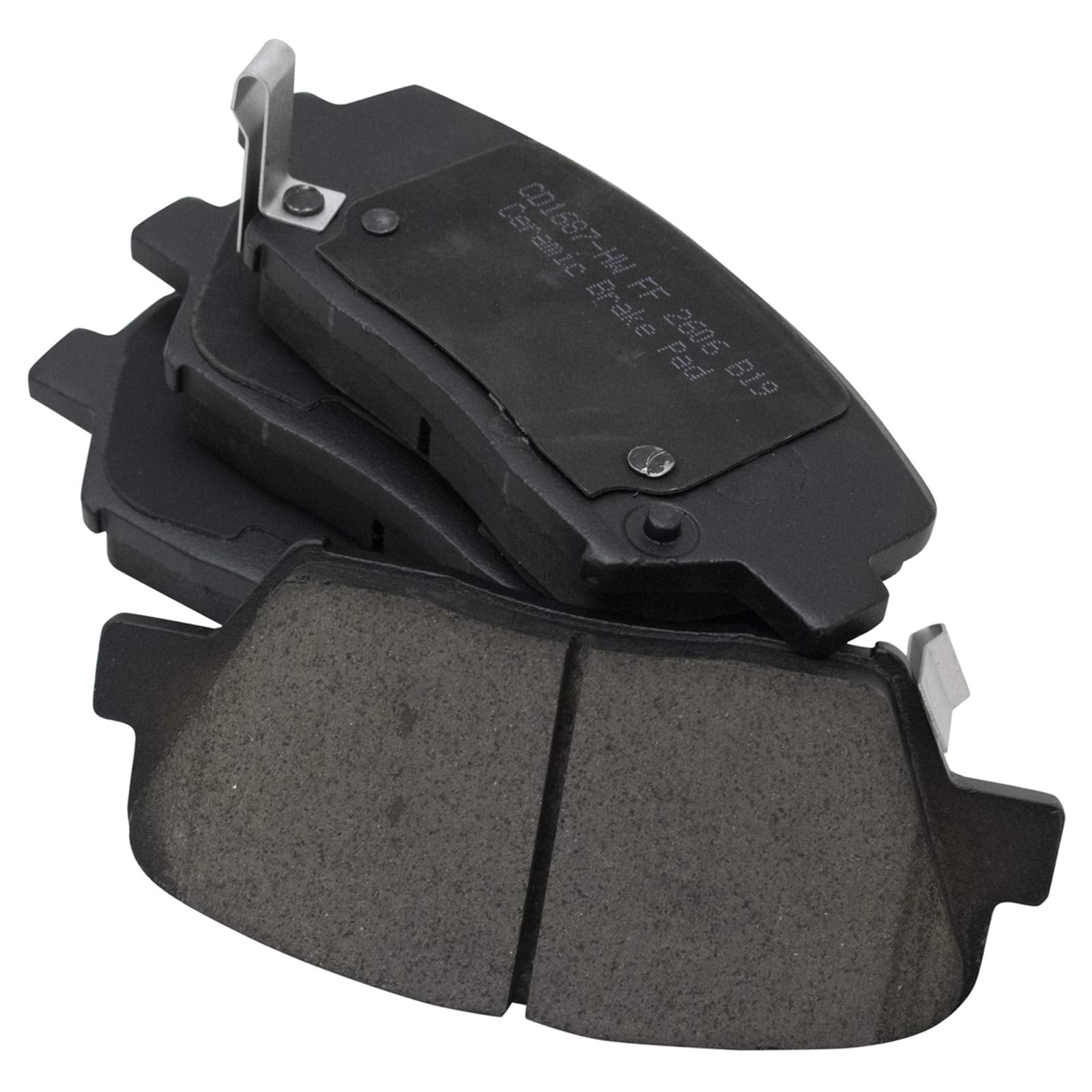 TRQ Front Brake Pads Ceramic Compatible with 2012-2017 Hyundai Azera 2010-2012 Santa Fe 2013-2018 Santa Fe Sport 2011-2015 Kia S